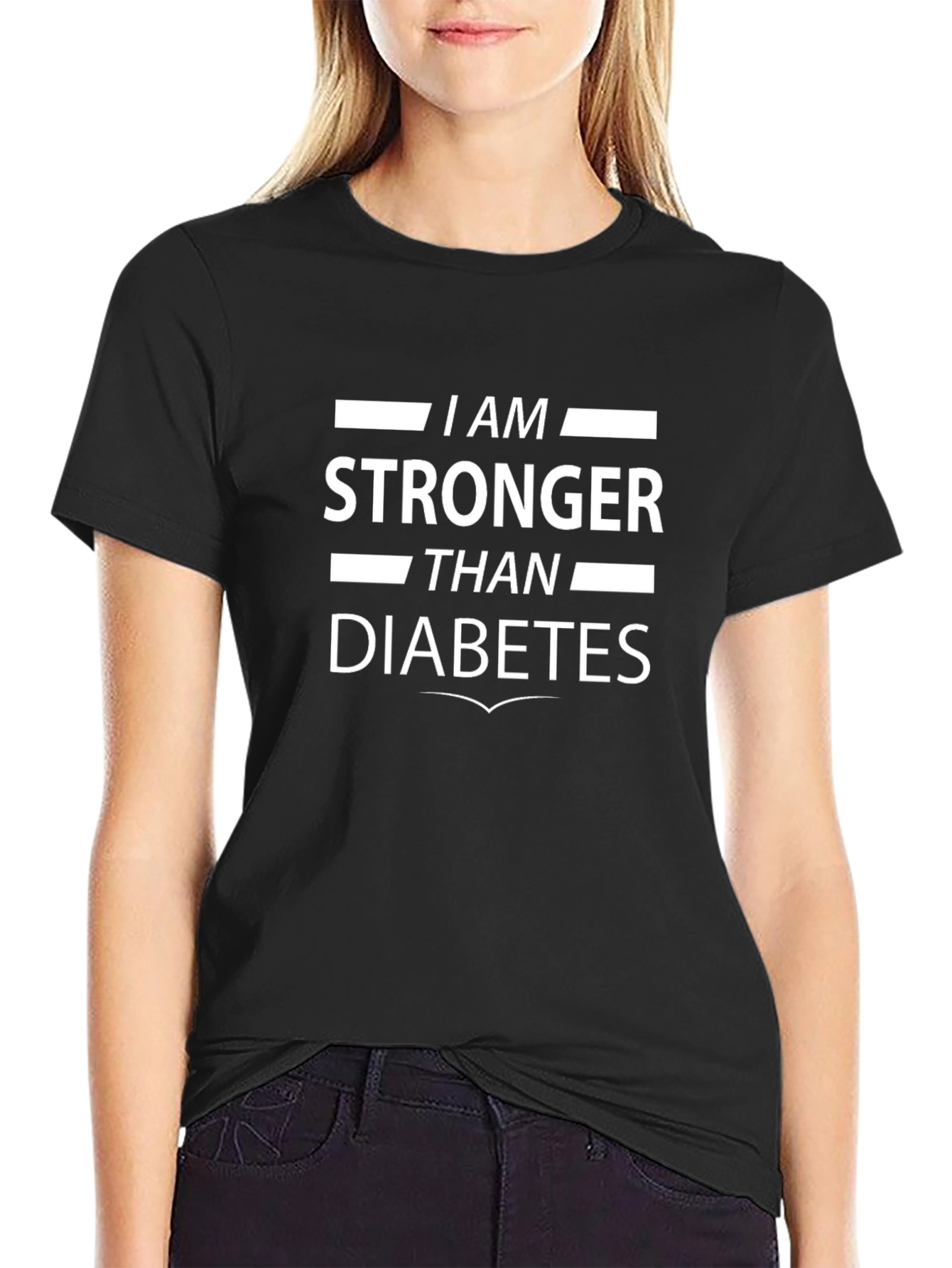 Stronger Than Diabetes Graphic T-Shirt