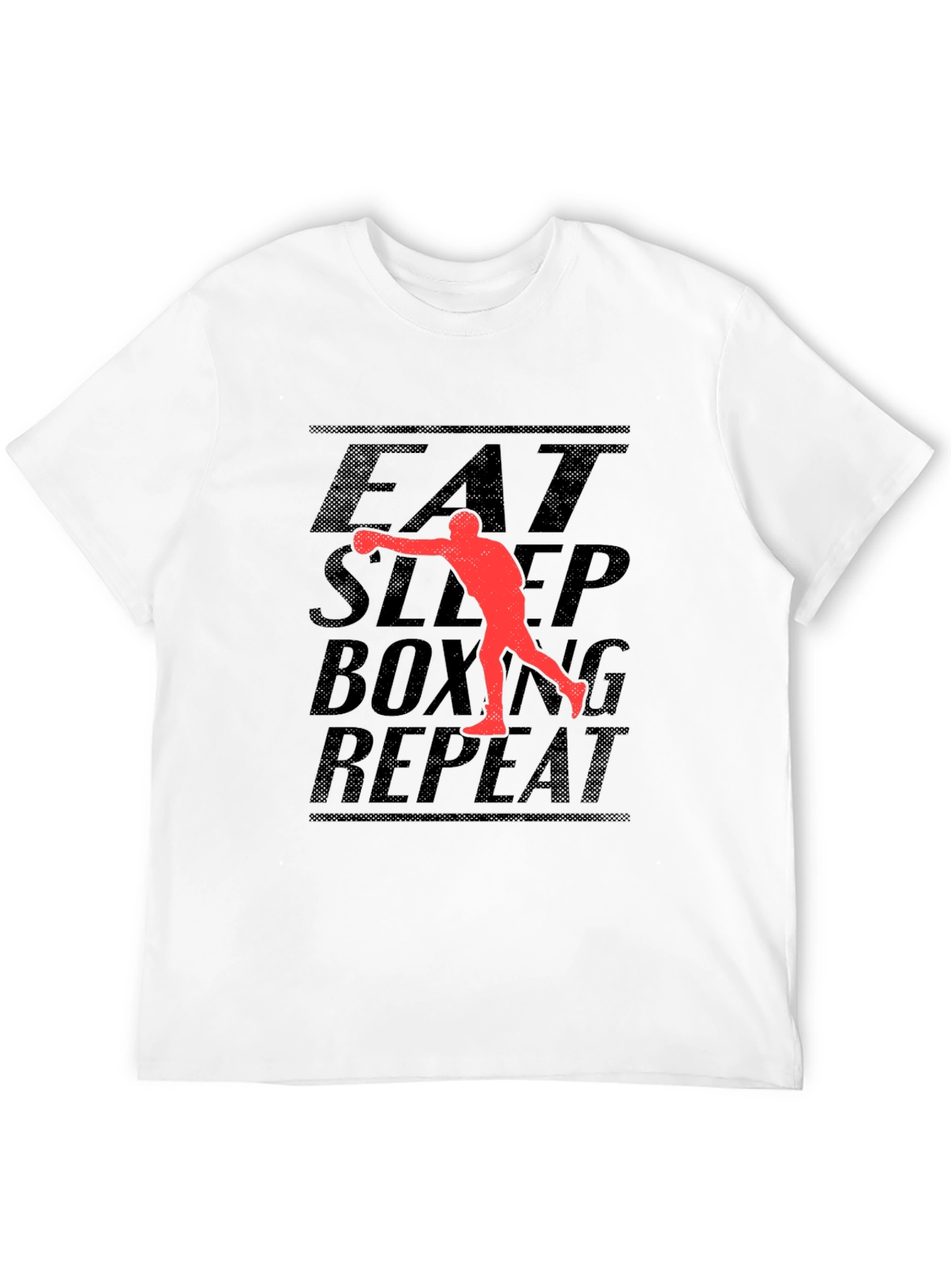 Eat Sleep Boxing Repeat Black T-Shirt