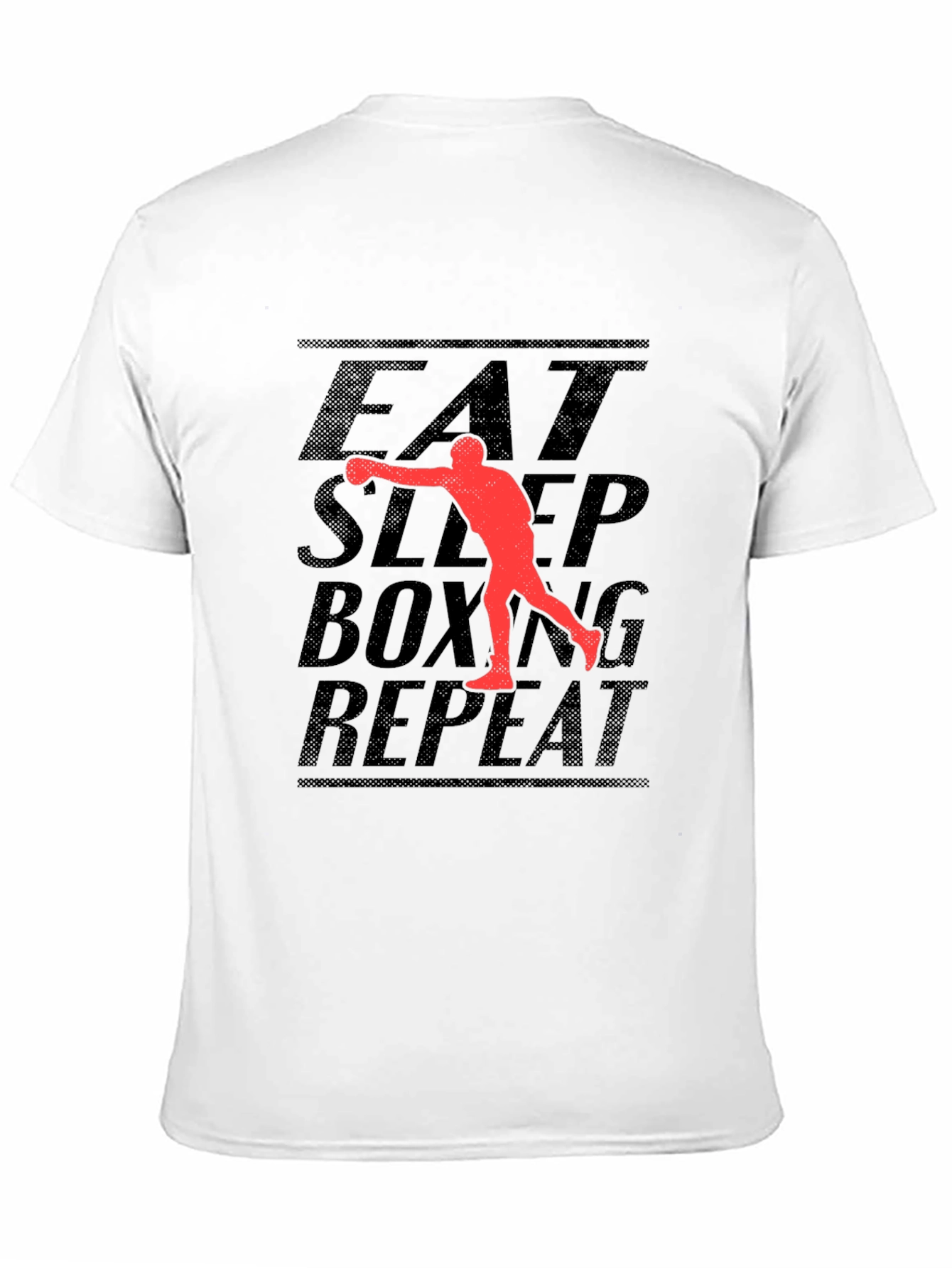 Eat Sleep Boxing Repeat Black T-Shirt