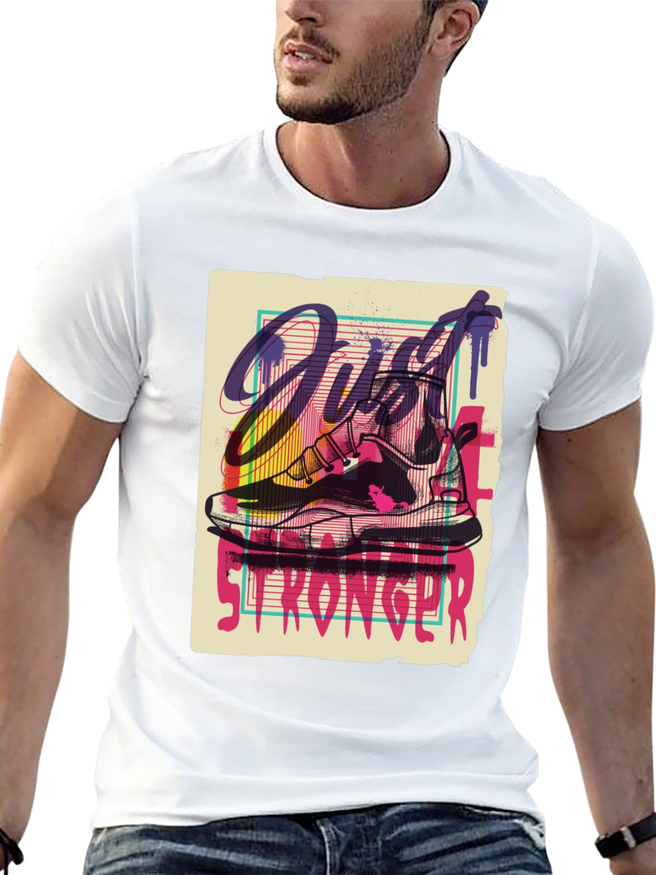 Just Be Stronger Mens Graphic Tee
