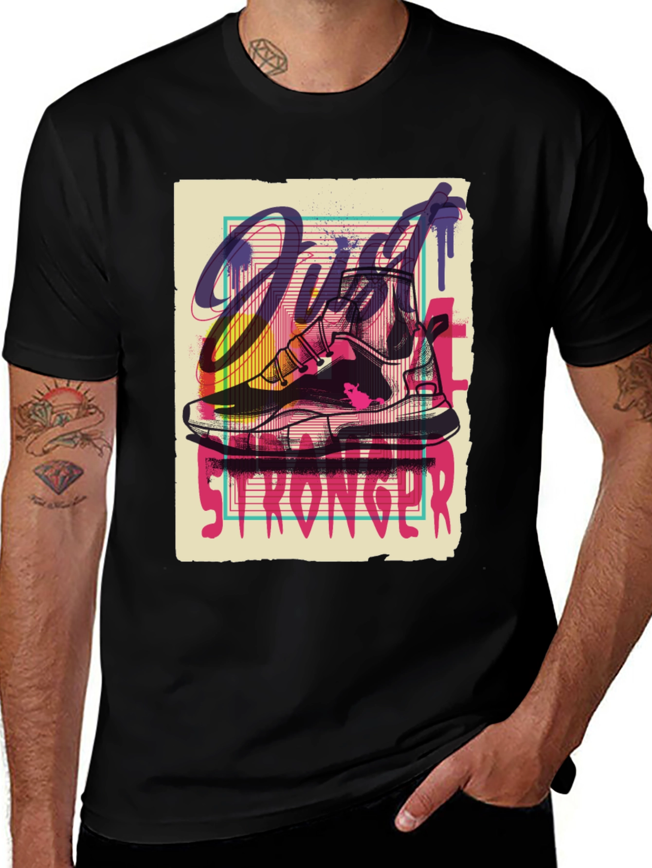 Just Be Stronger Mens Graphic Tee
