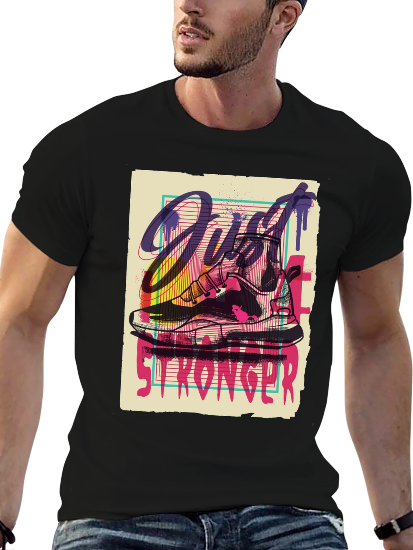 Just Be Stronger Mens Graphic Tee