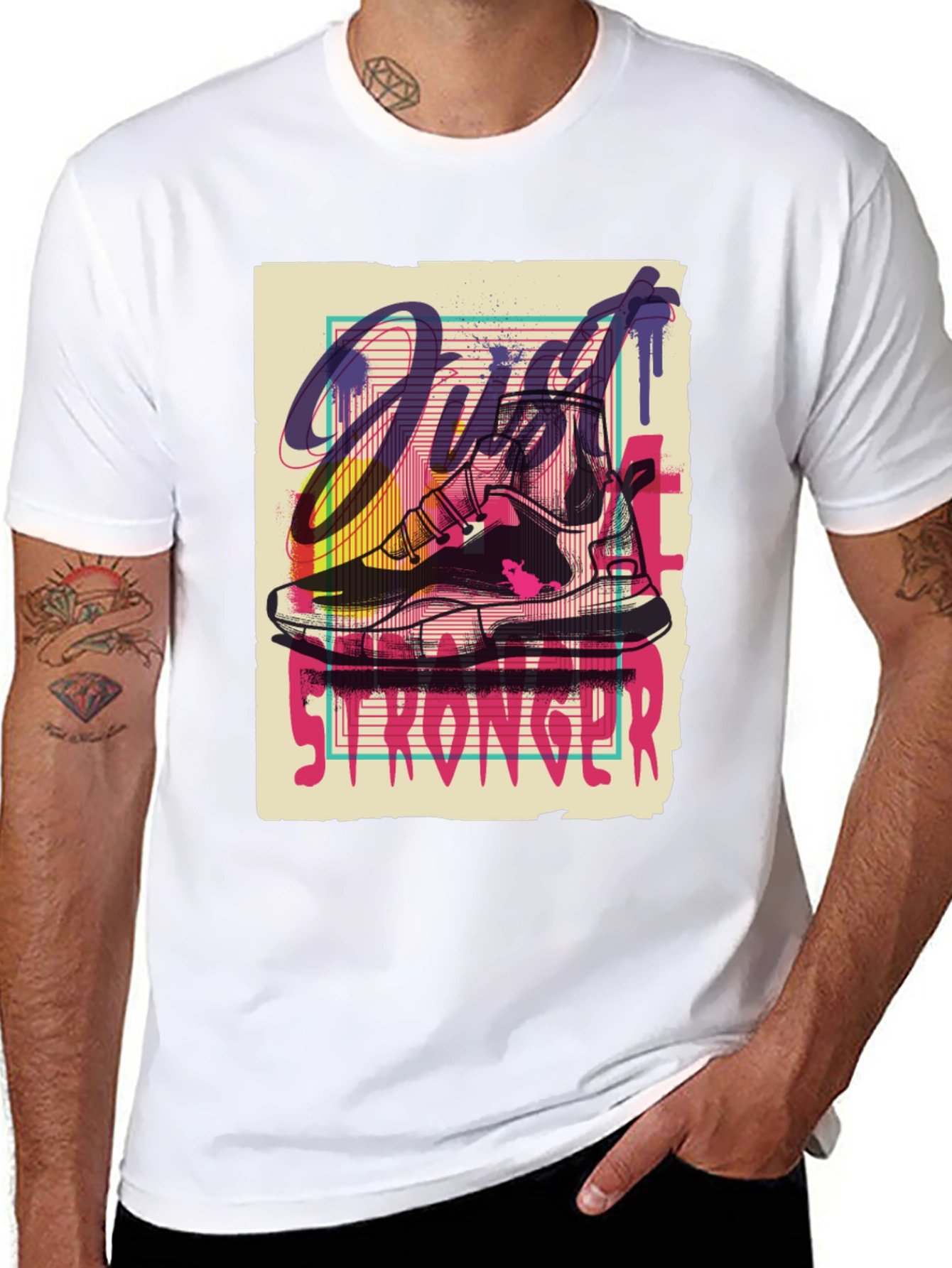 Just Be Stronger Mens Graphic Tee