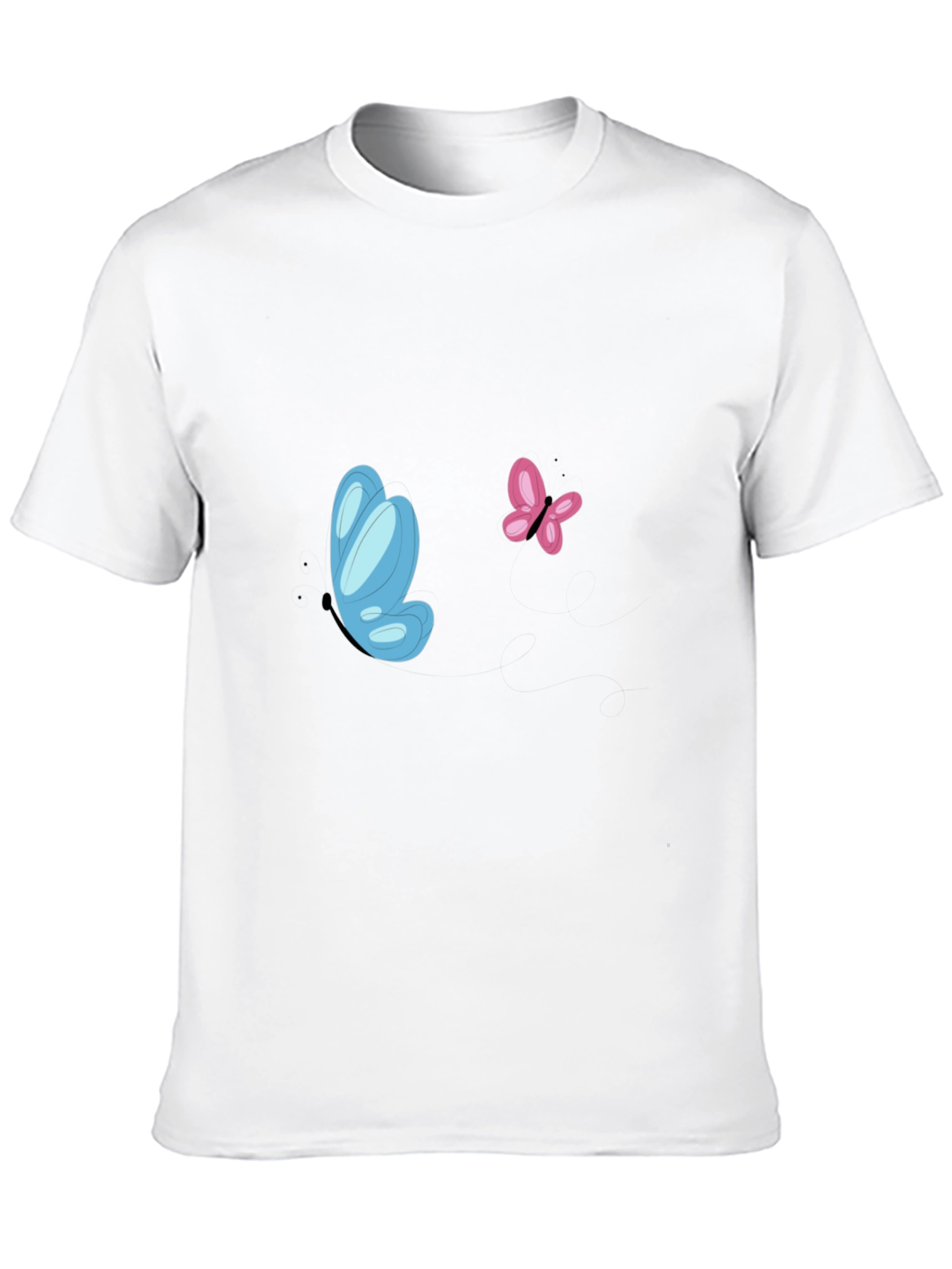 Butterfly Graphic Tee - Black Casual Shirt