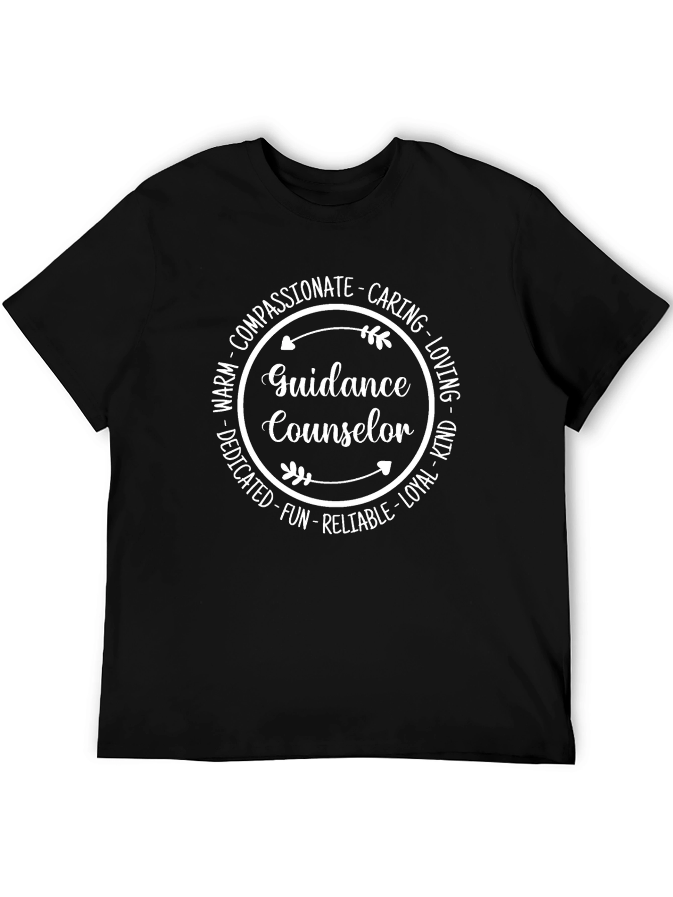Guidance Counselor T-Shirt - Compassionate Caring & Loving