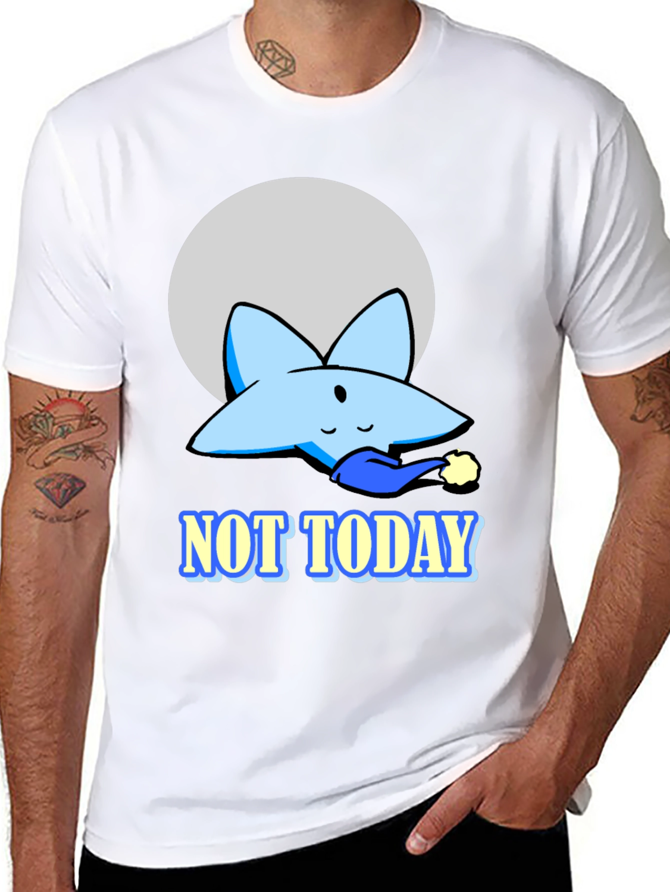 Not Today Funny Star T-Shirt