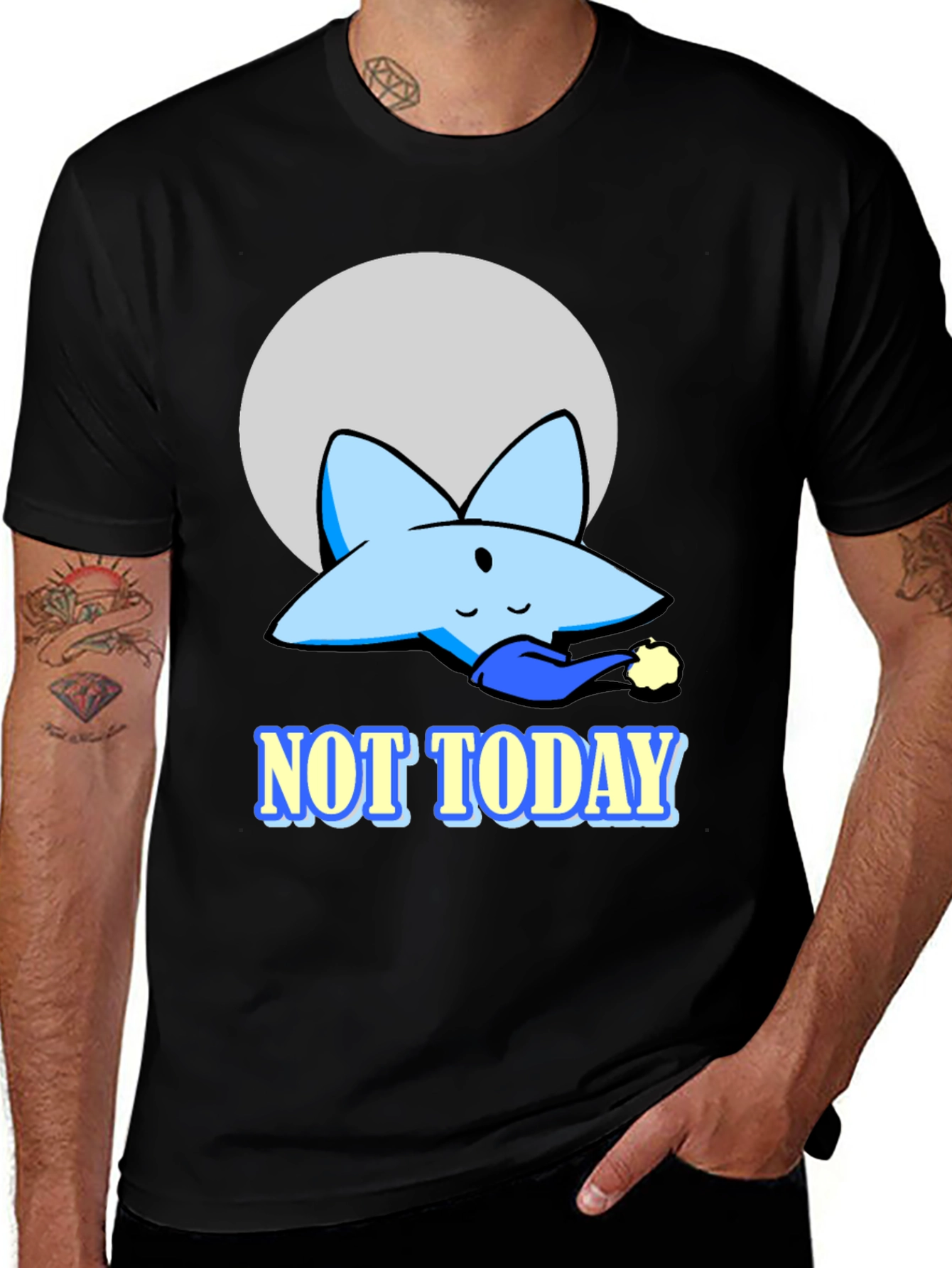 Not Today Funny Star T-Shirt