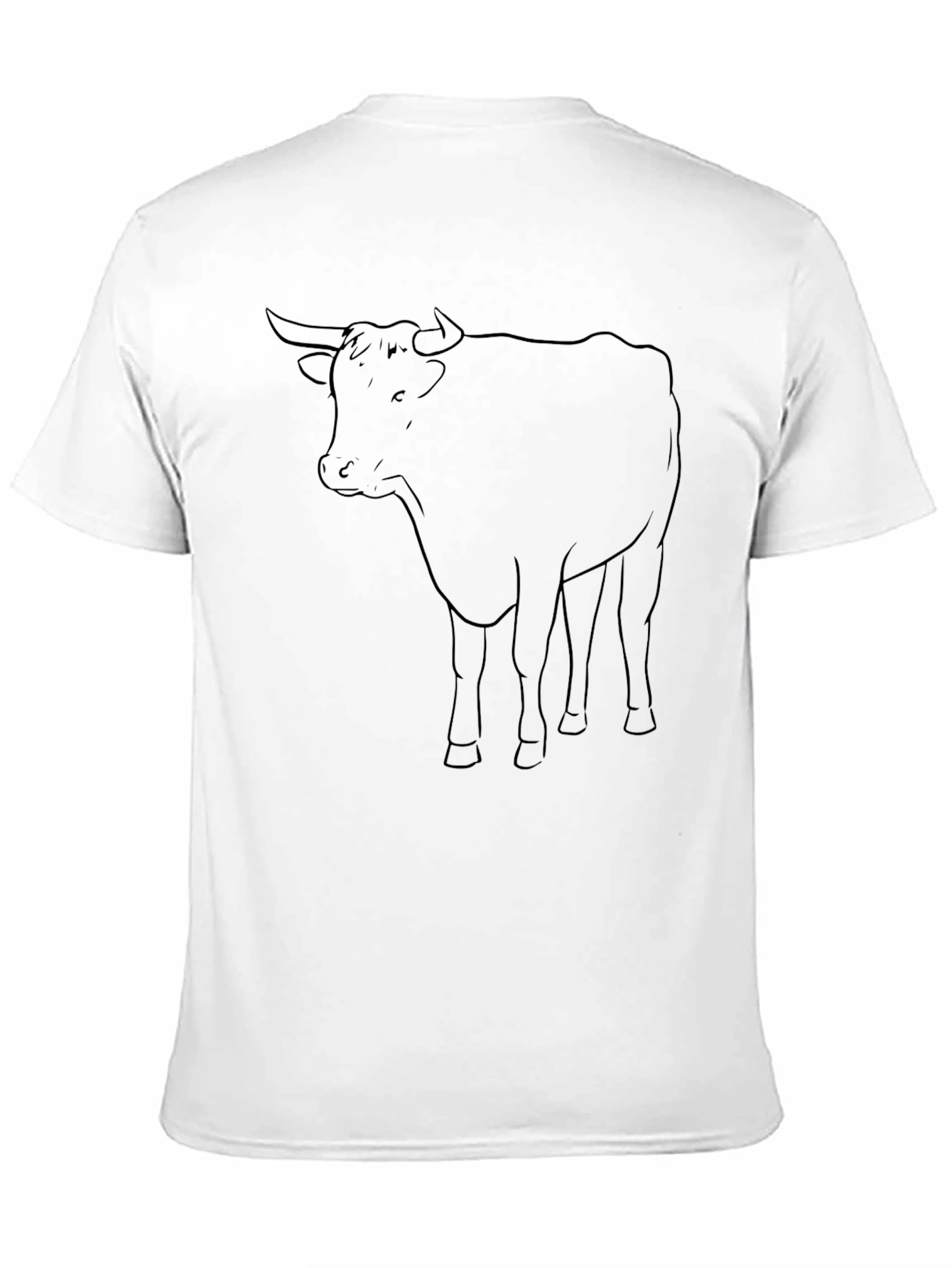 Bull Graphic Tee - Classic Black