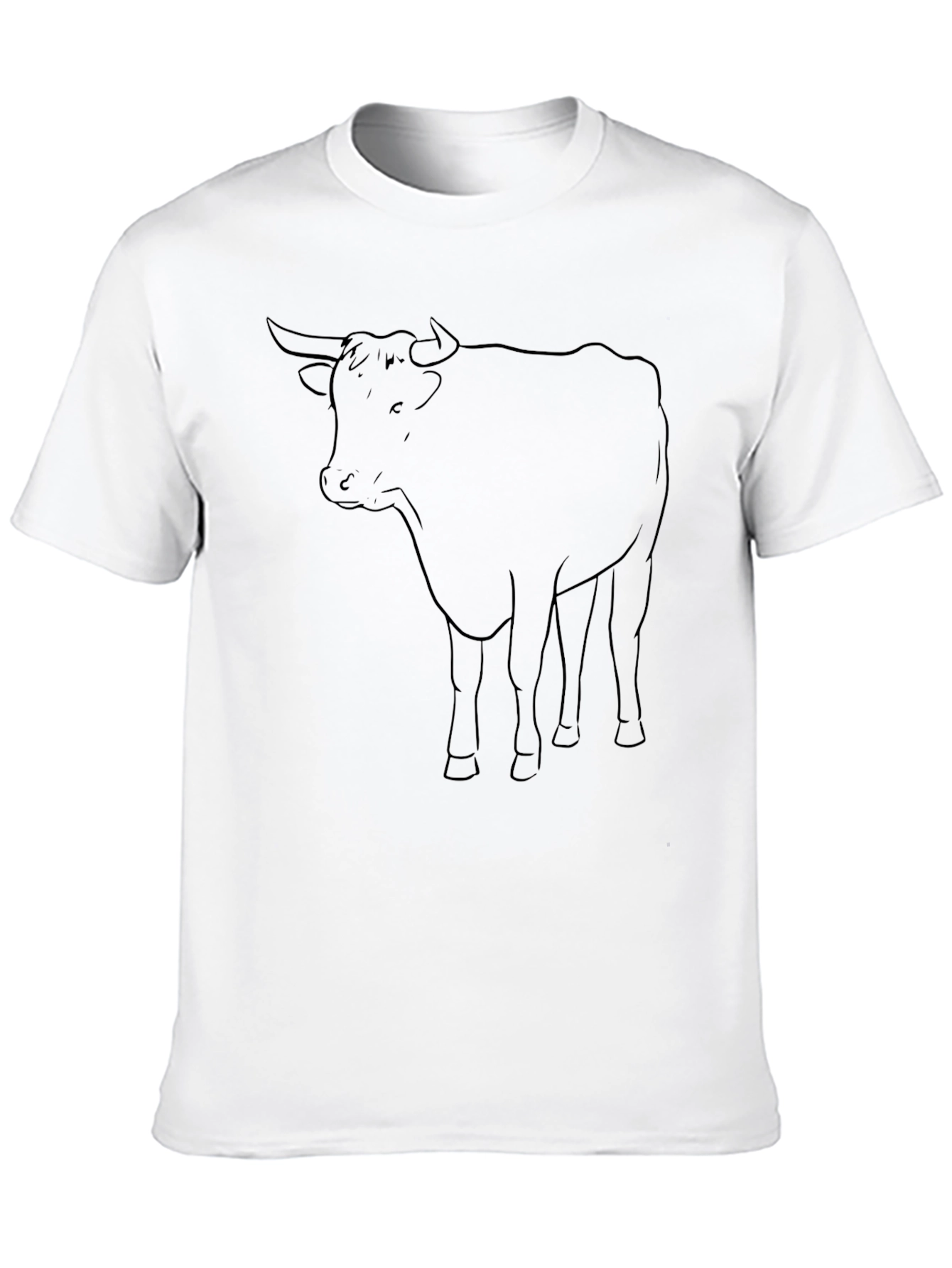Bull Graphic Tee - Classic Black
