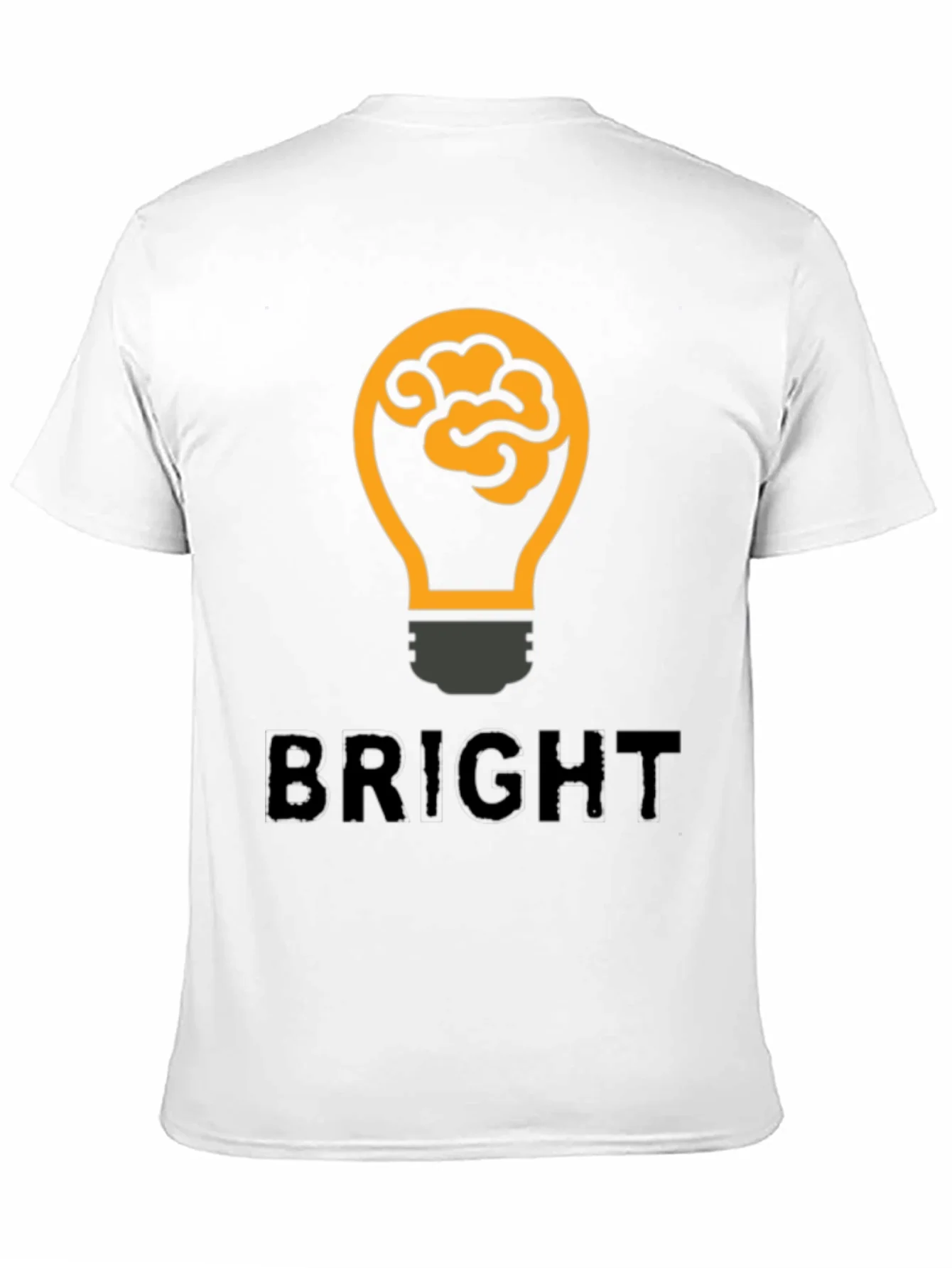 Bright Idea Brain Lightbulb Graphic T-Shirt