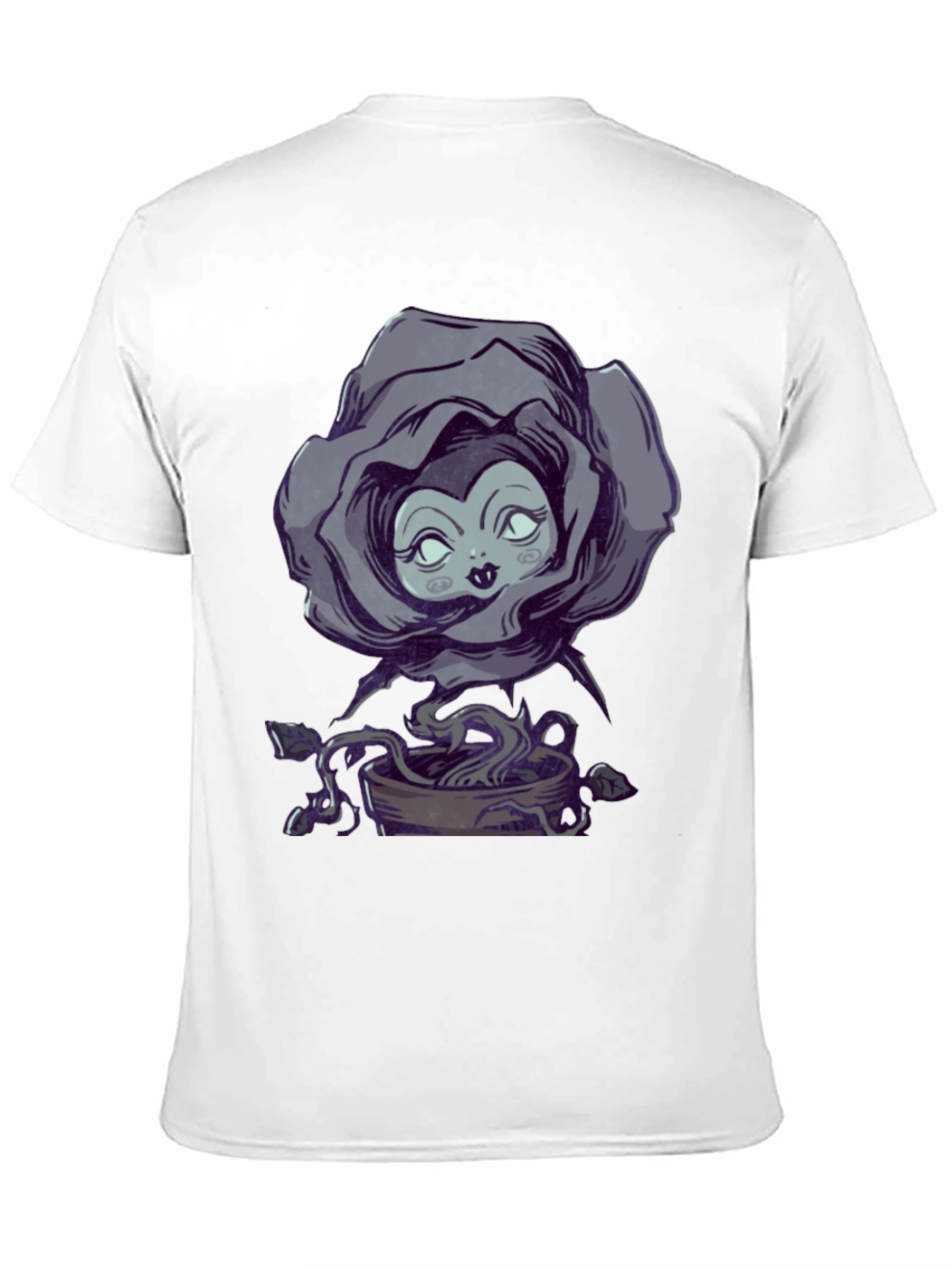 Whimsical Rose Witch Graphic Tee