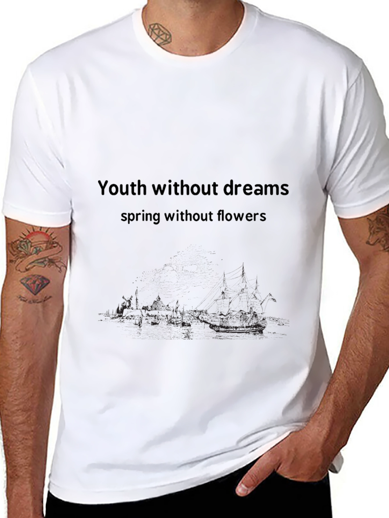 Youth Without Dreams Black T-Shirt