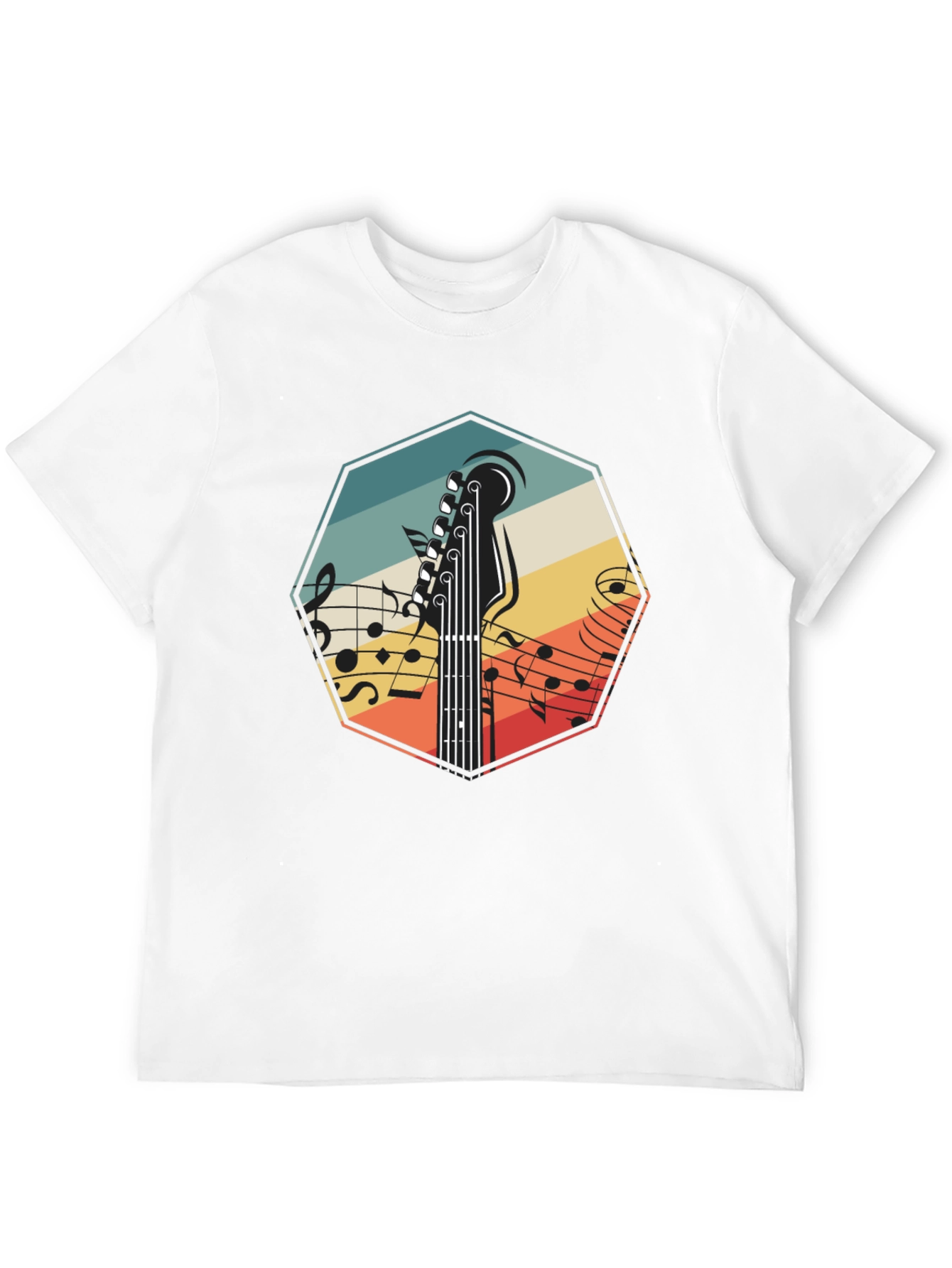 Retro Guitar Music T-Shirt