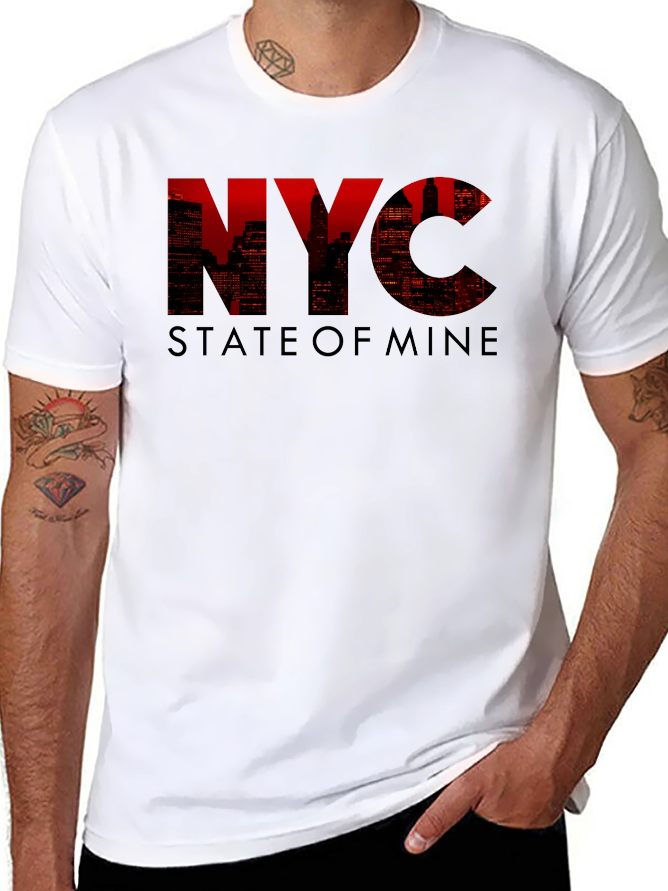 NYC State of Mind Black Graphic Tee
