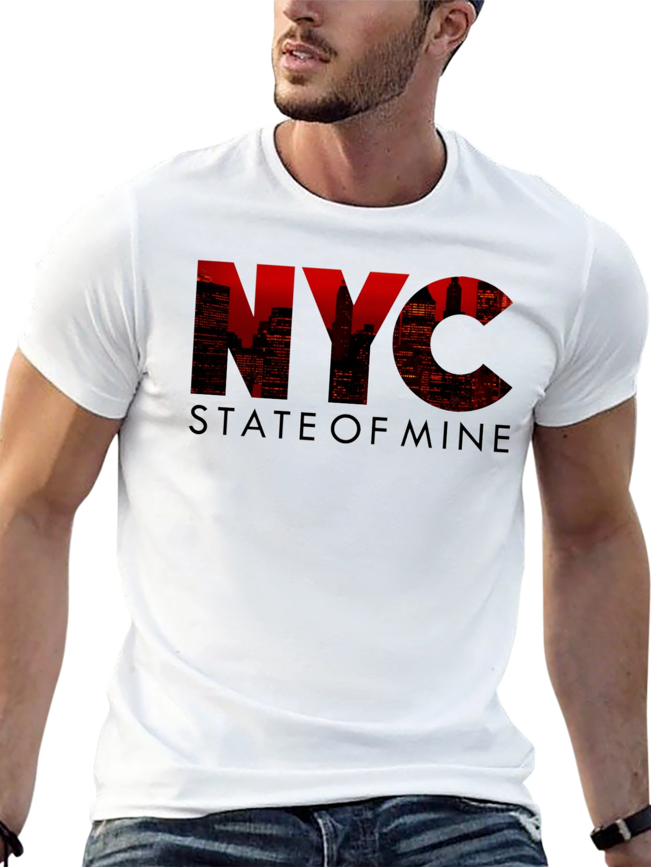 NYC State of Mind Black Graphic Tee