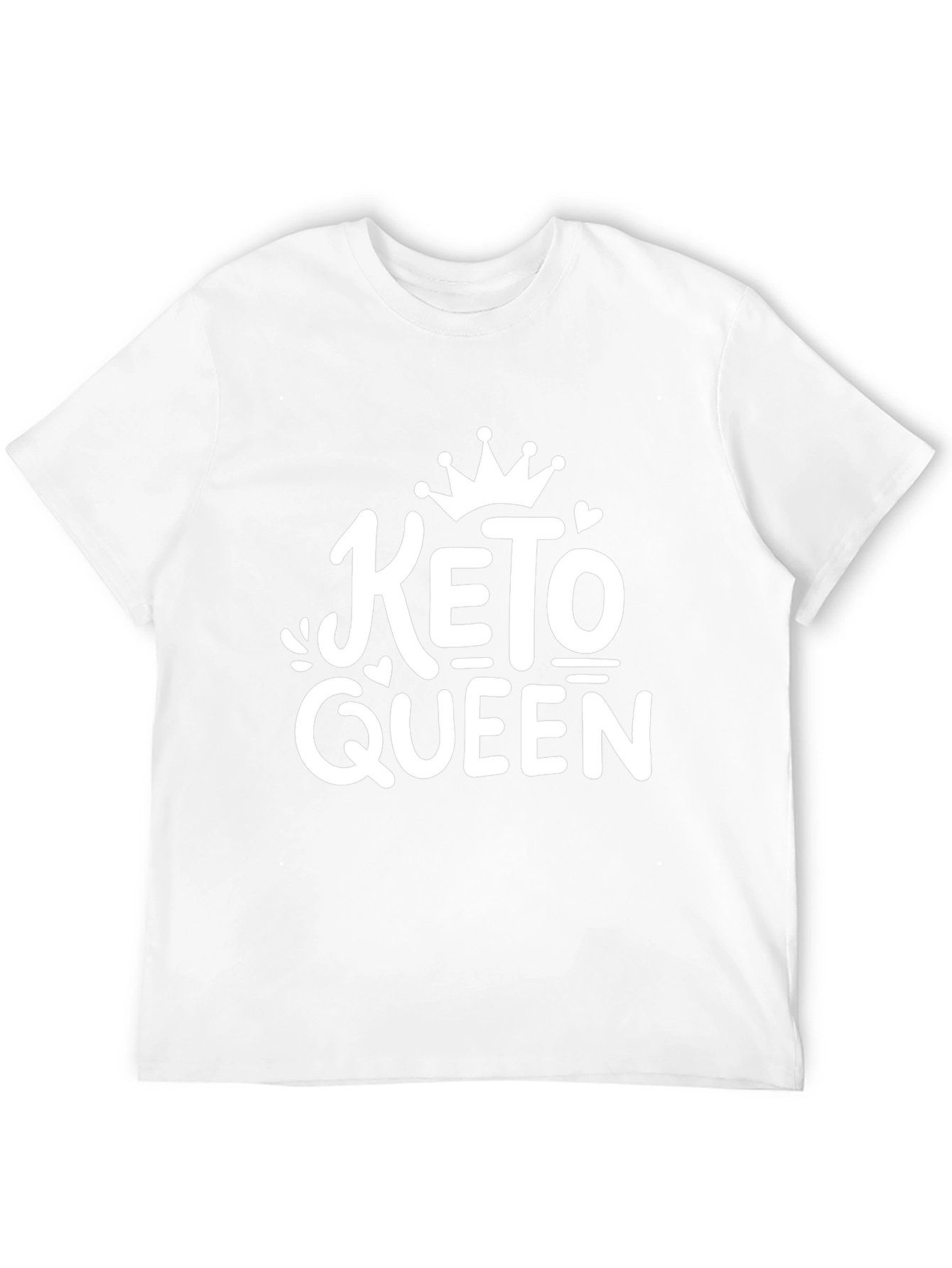Keto Queen Graphic T-Shirt - Black Short Sleeve