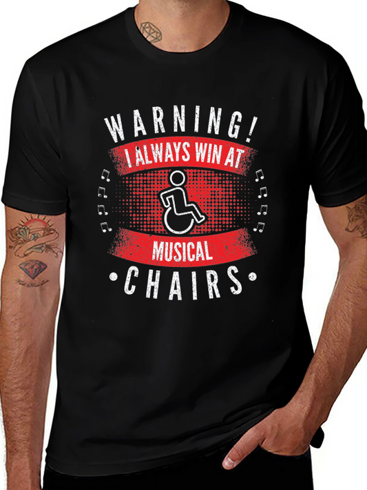 Warning Musical Chairs T-Shirt