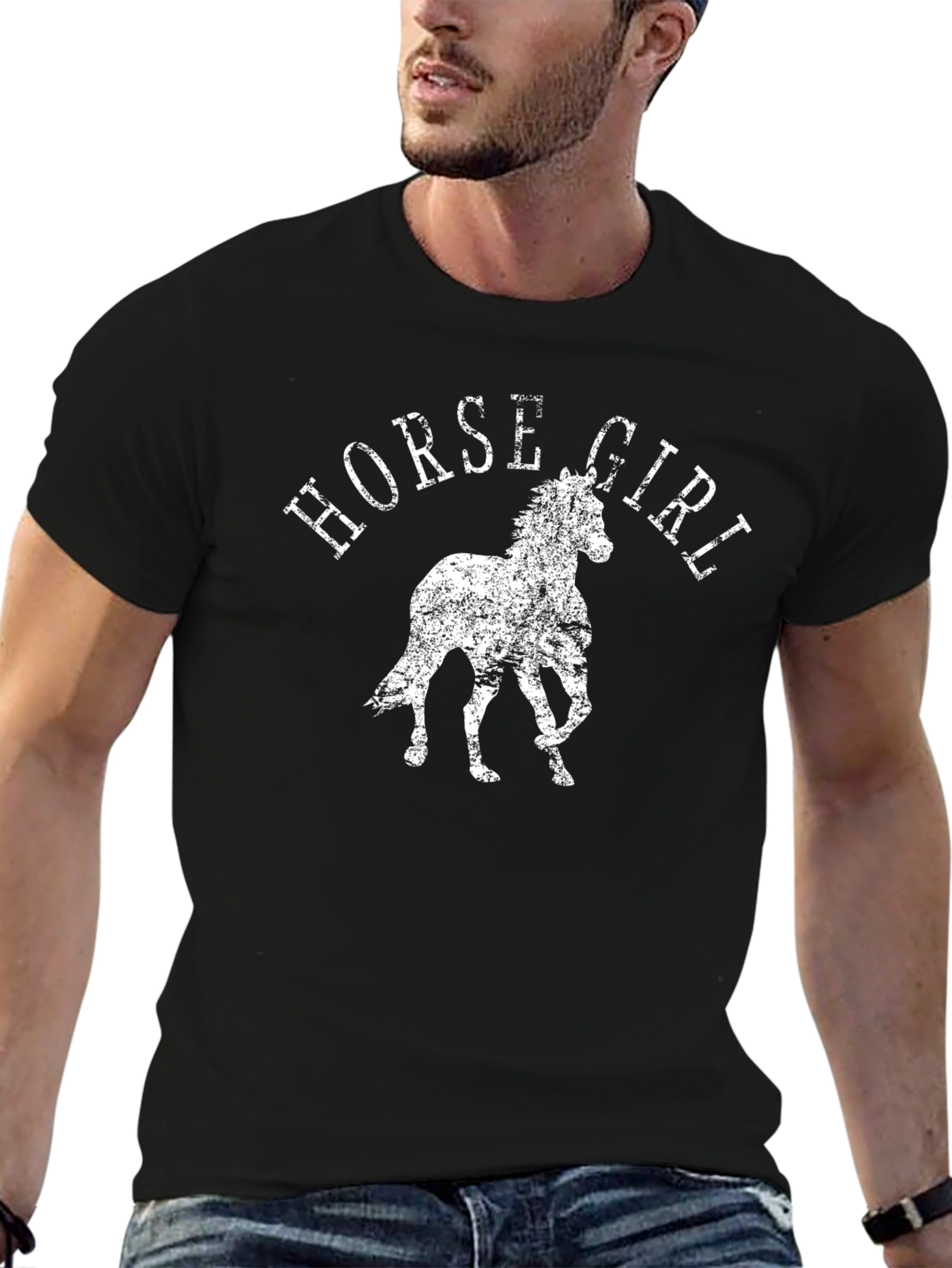 Horse Girl Graphic Tee - Western Style Shirt