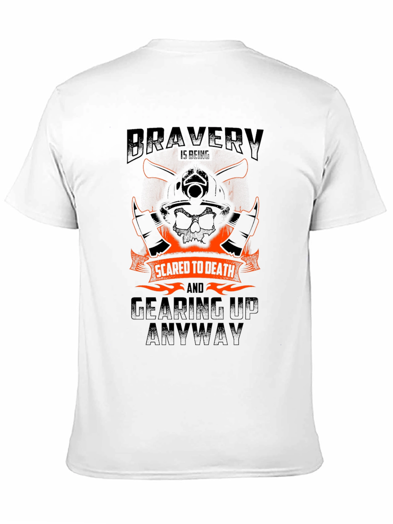 Bravery Firefighter Graphic Tee - Scared to Death