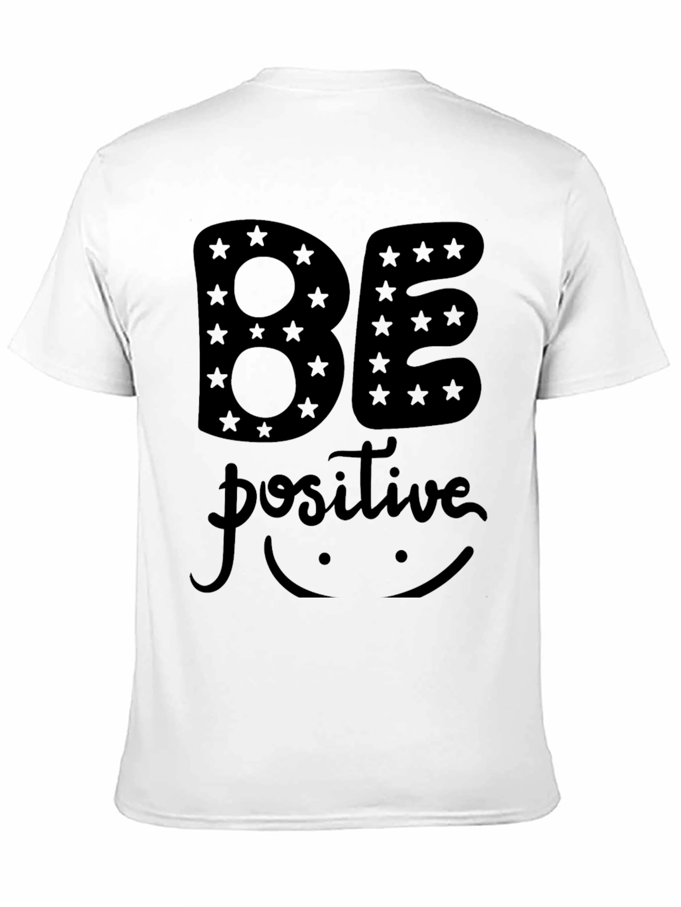 Be Positive Graphic Tee - Mens Black T-Shirt