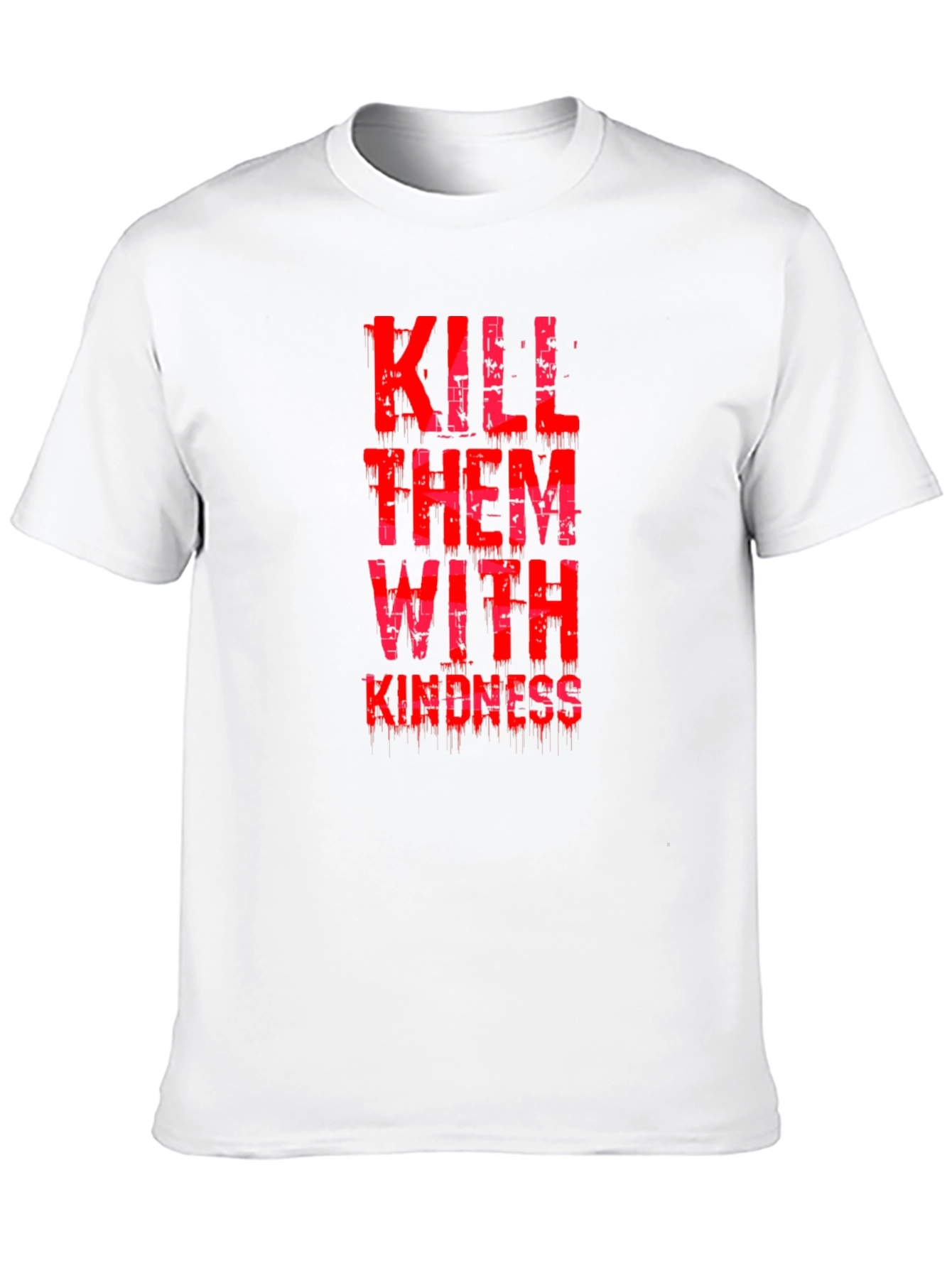 Kill Them With Kindness Black Graphic Tee
