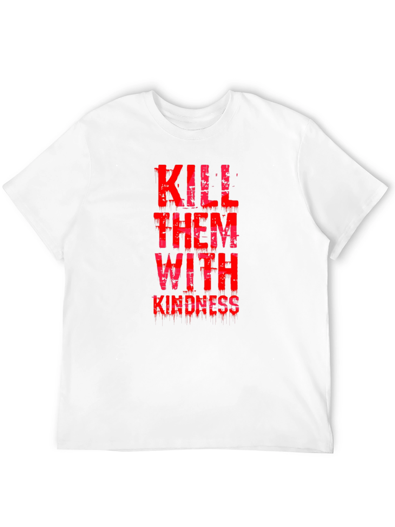 Kill Them With Kindness Black Graphic Tee