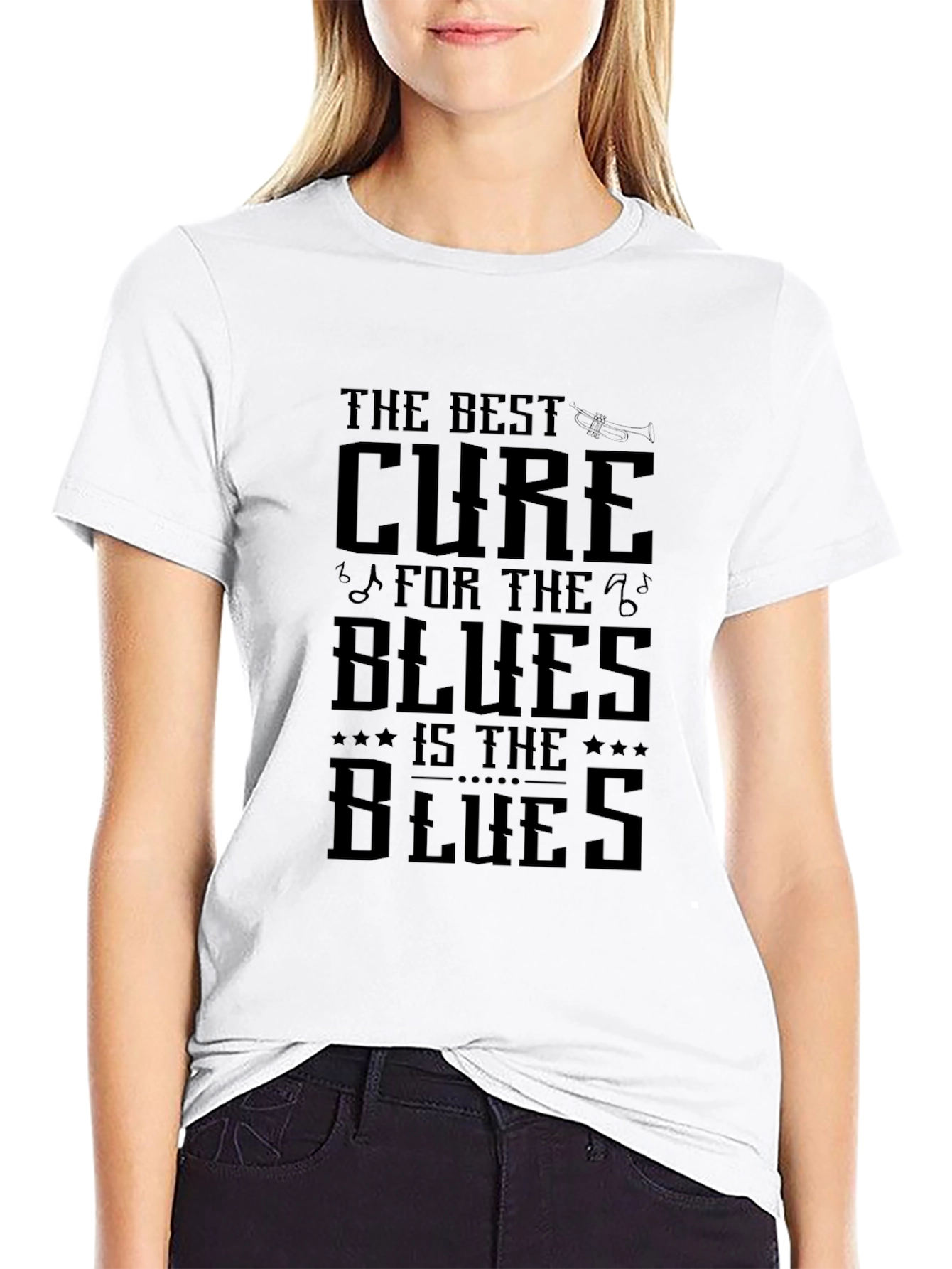 The Blues Black Graphic T-Shirt