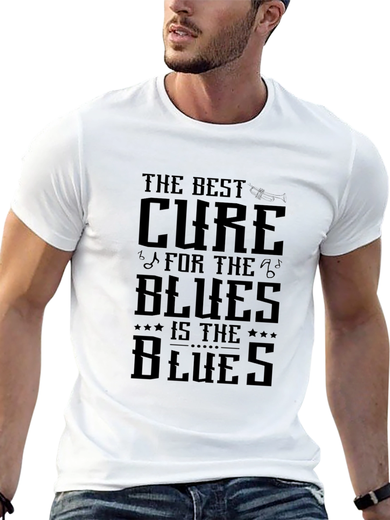 The Blues Black Graphic T-Shirt
