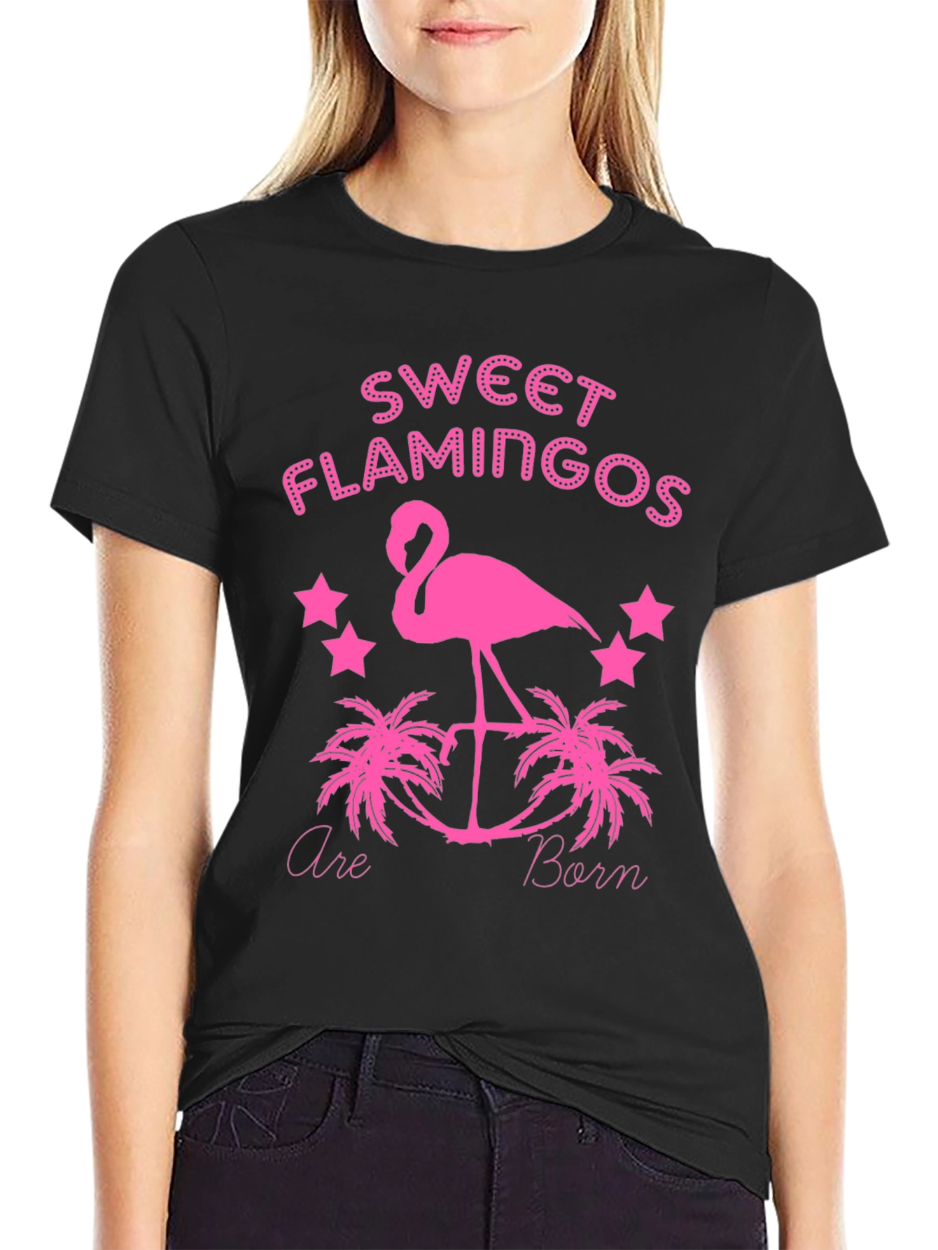 Sweet Flamingo Graphic T-Shirt - Fun & Unique Design