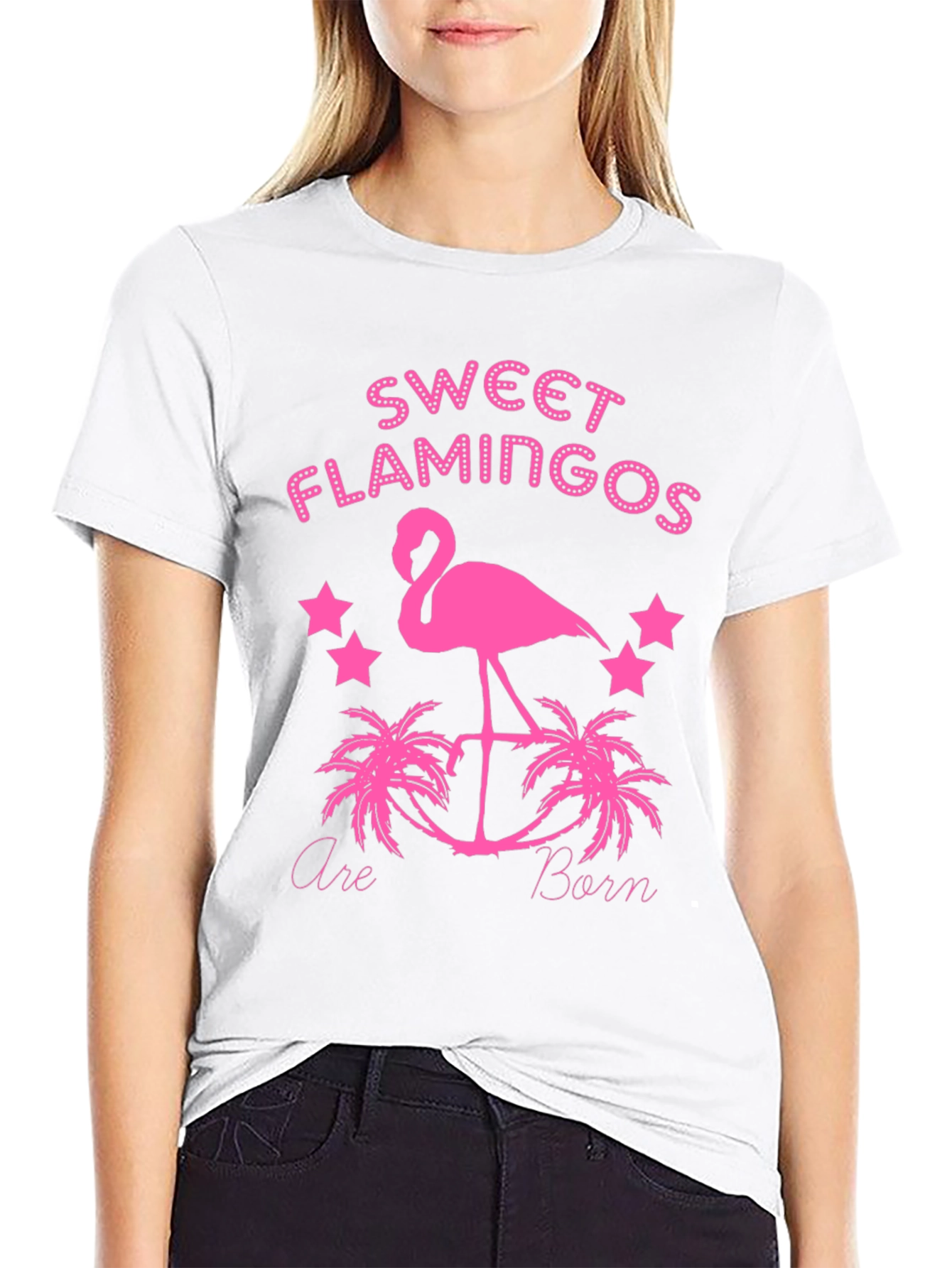 Sweet Flamingo Graphic T-Shirt - Fun & Unique Design