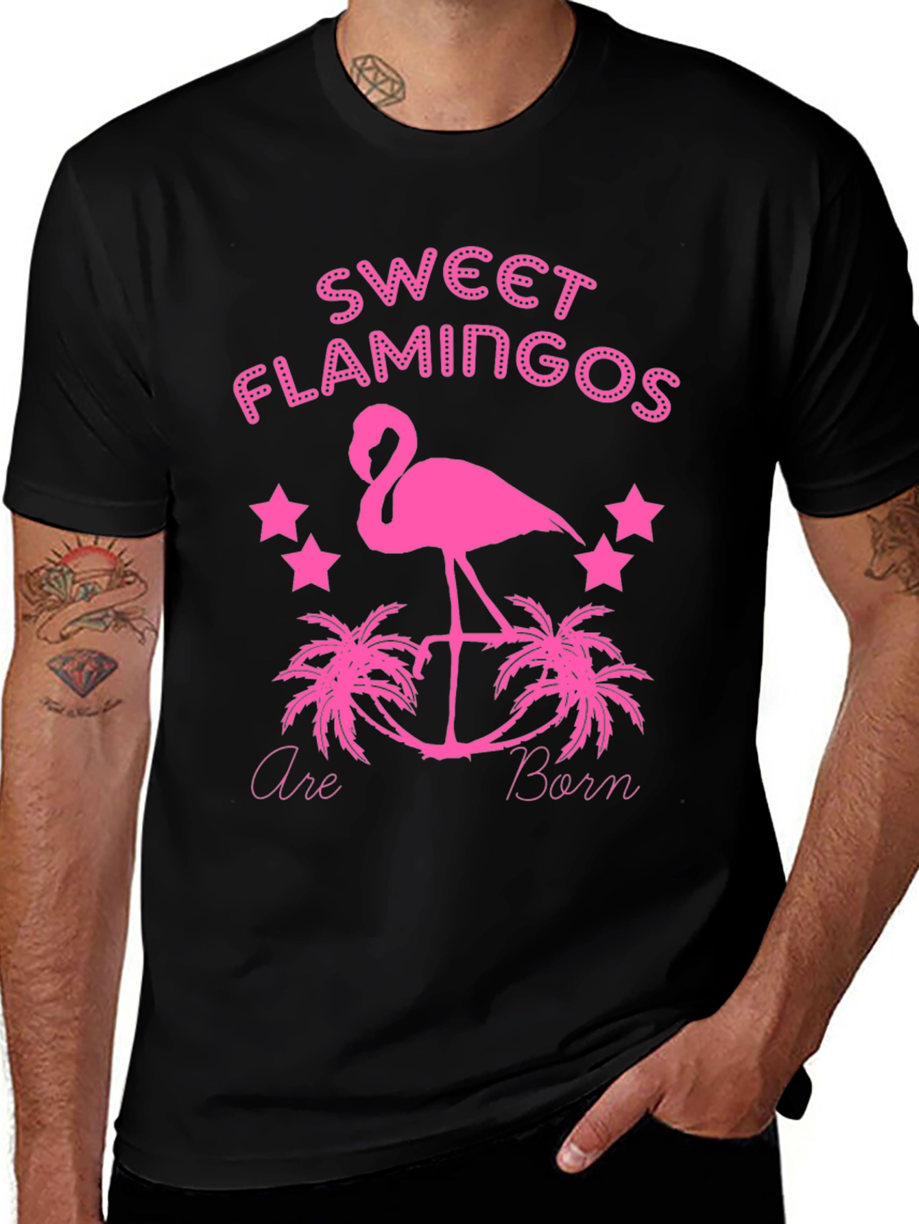 Sweet Flamingo Graphic T-Shirt - Fun & Unique Design