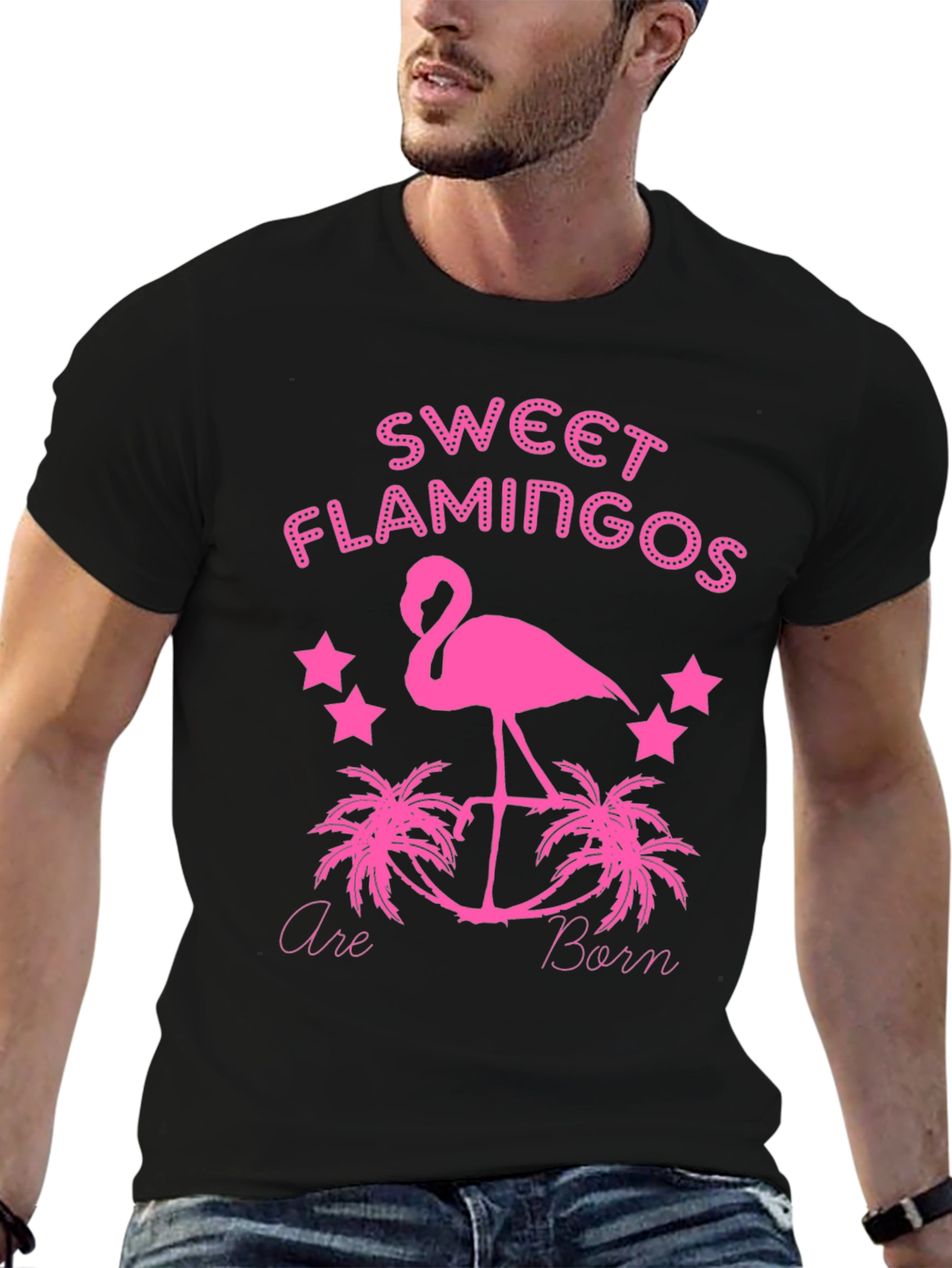 Sweet Flamingo Graphic T-Shirt - Fun & Unique Design