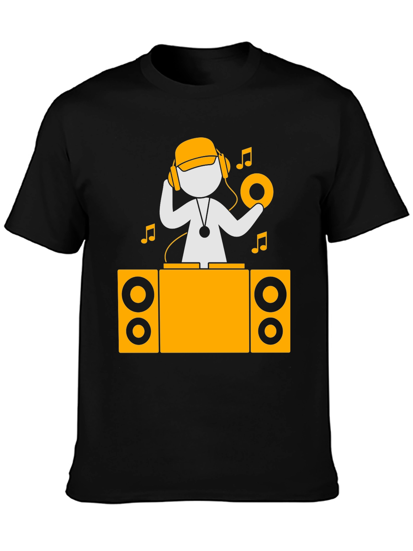 DJ Graphic T-Shirt - Turntable Design