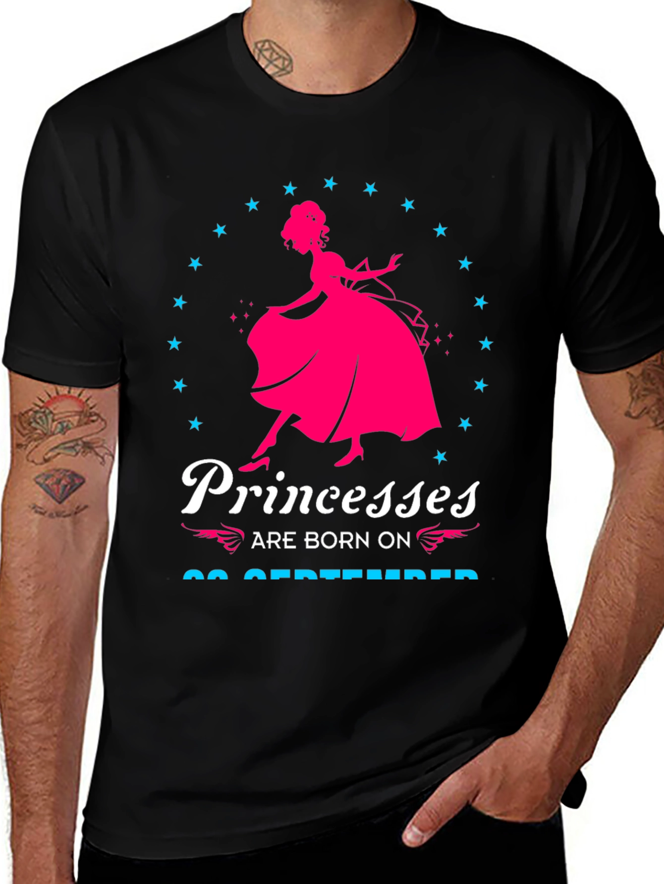 Princesses Are Born on September T-Shirt