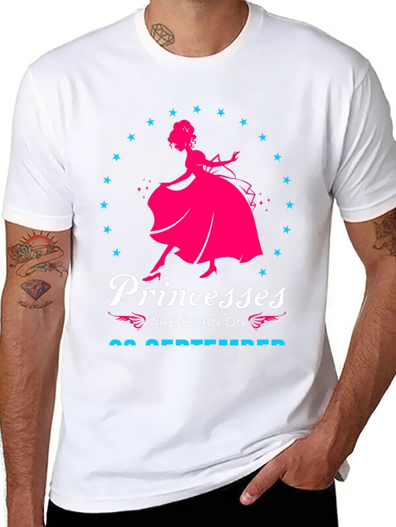Princesses Are Born on September T-Shirt