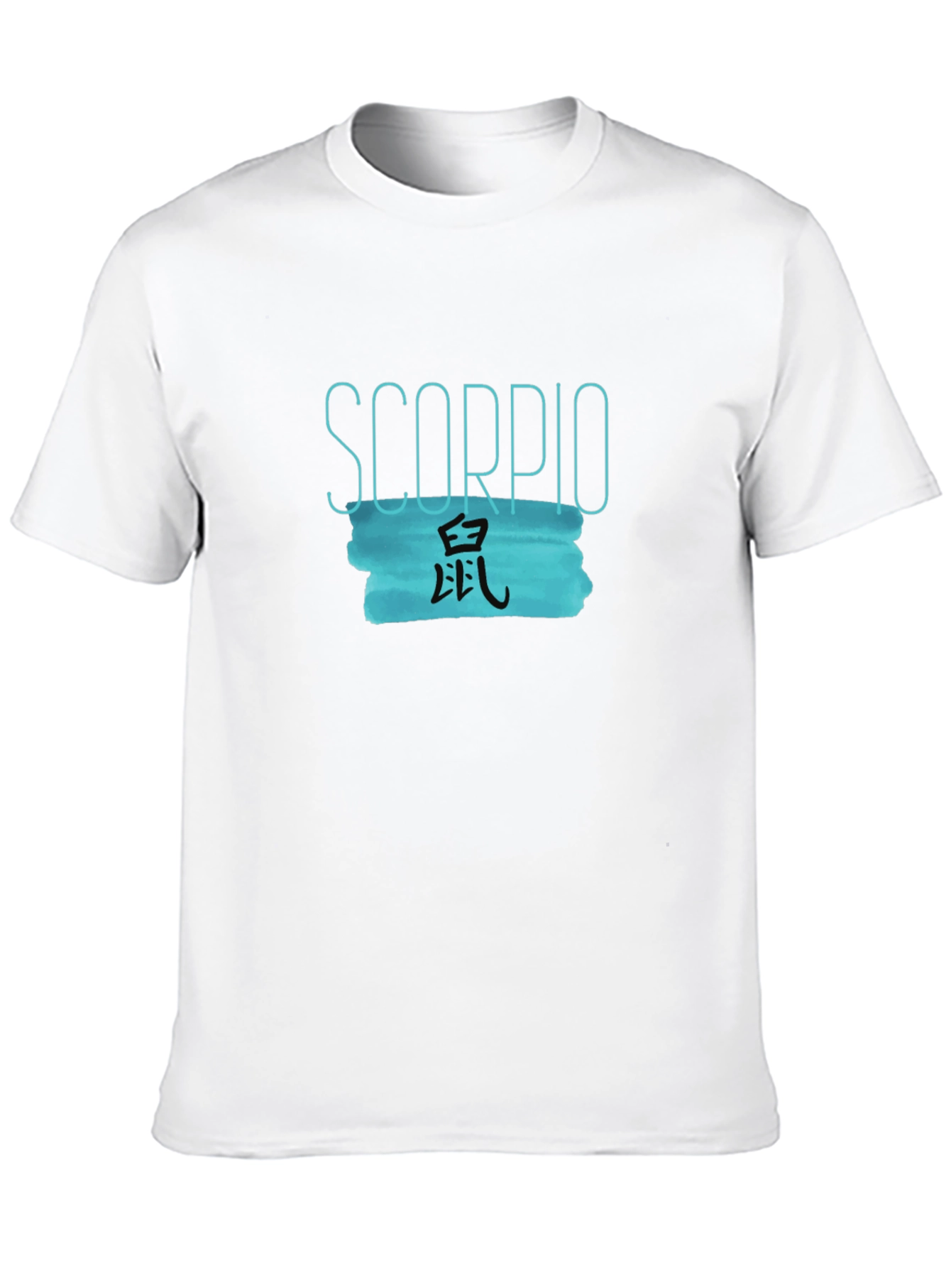 Scorpio Chinese Zodiac Rat Black T-Shirt