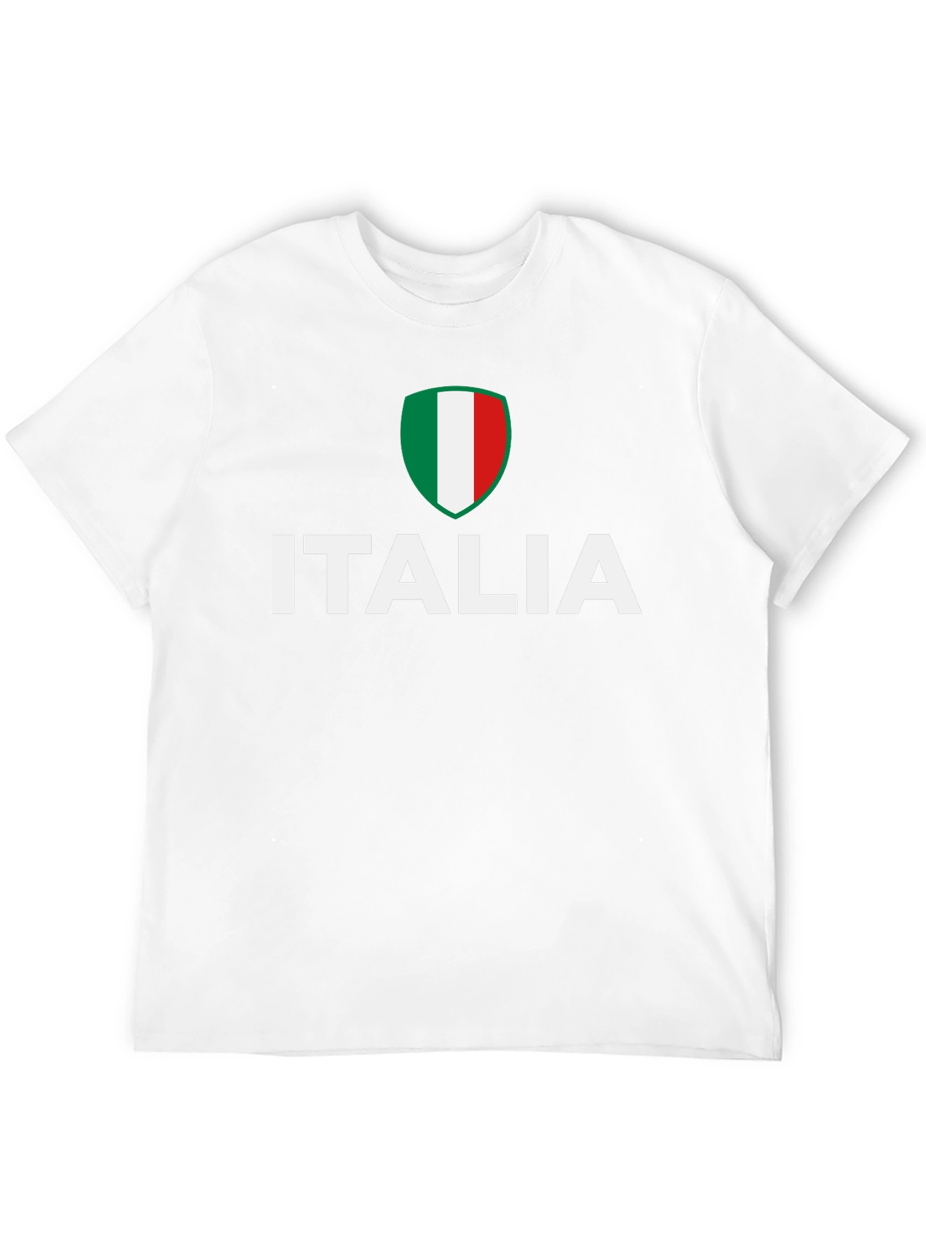Italia Flag Graphic Tee - Black