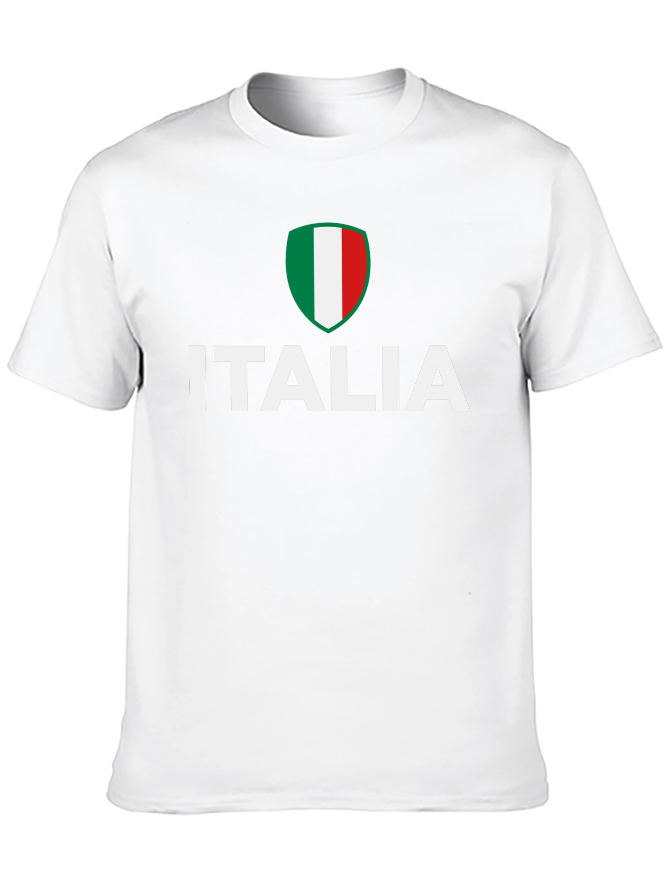 Italia Flag Graphic Tee - Black