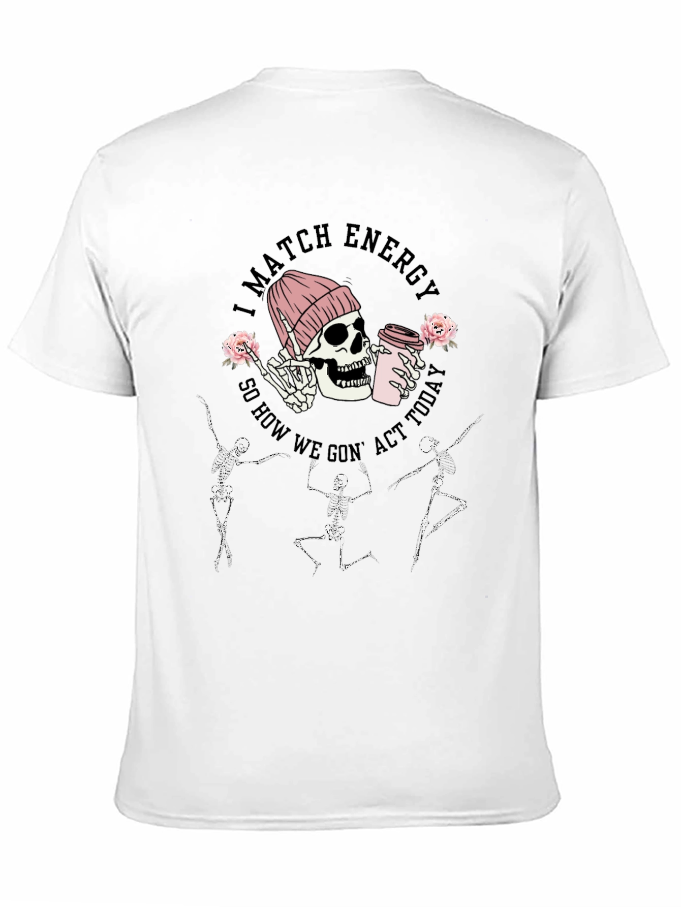 I Match Energy Skeleton Graphic Tee