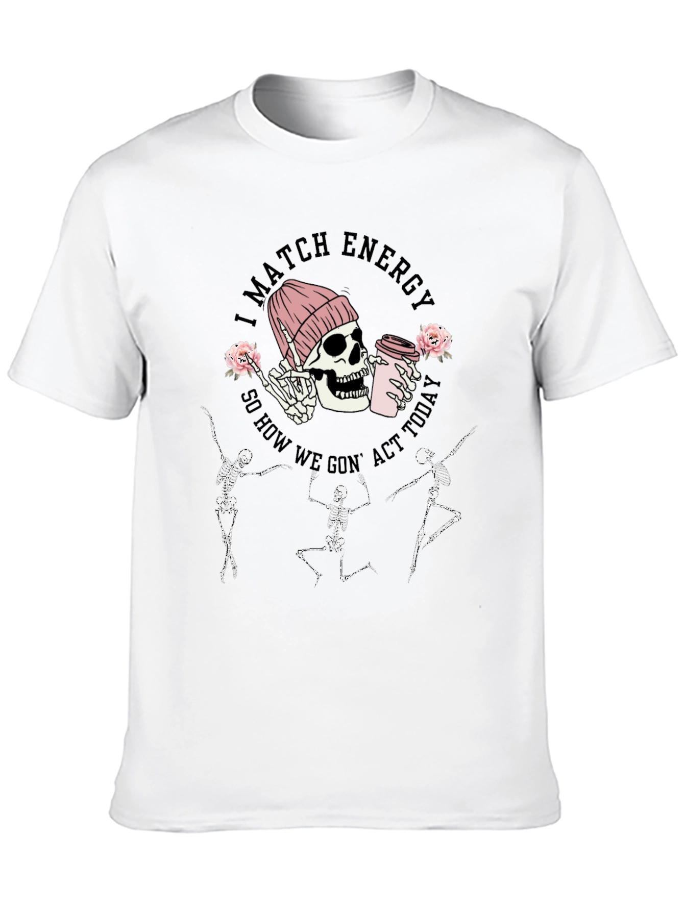 I Match Energy Skeleton Graphic Tee