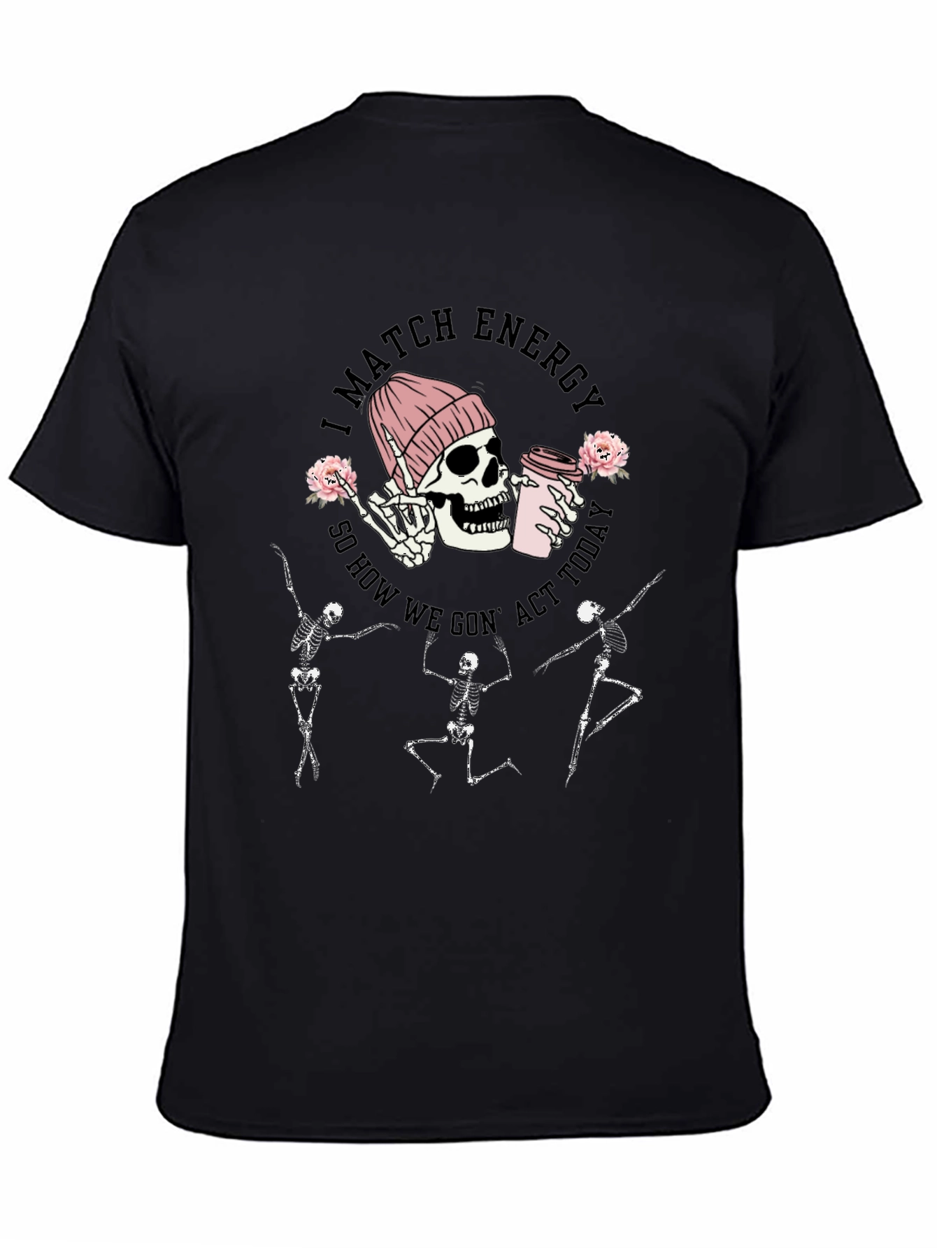 I Match Energy Skeleton Graphic Tee