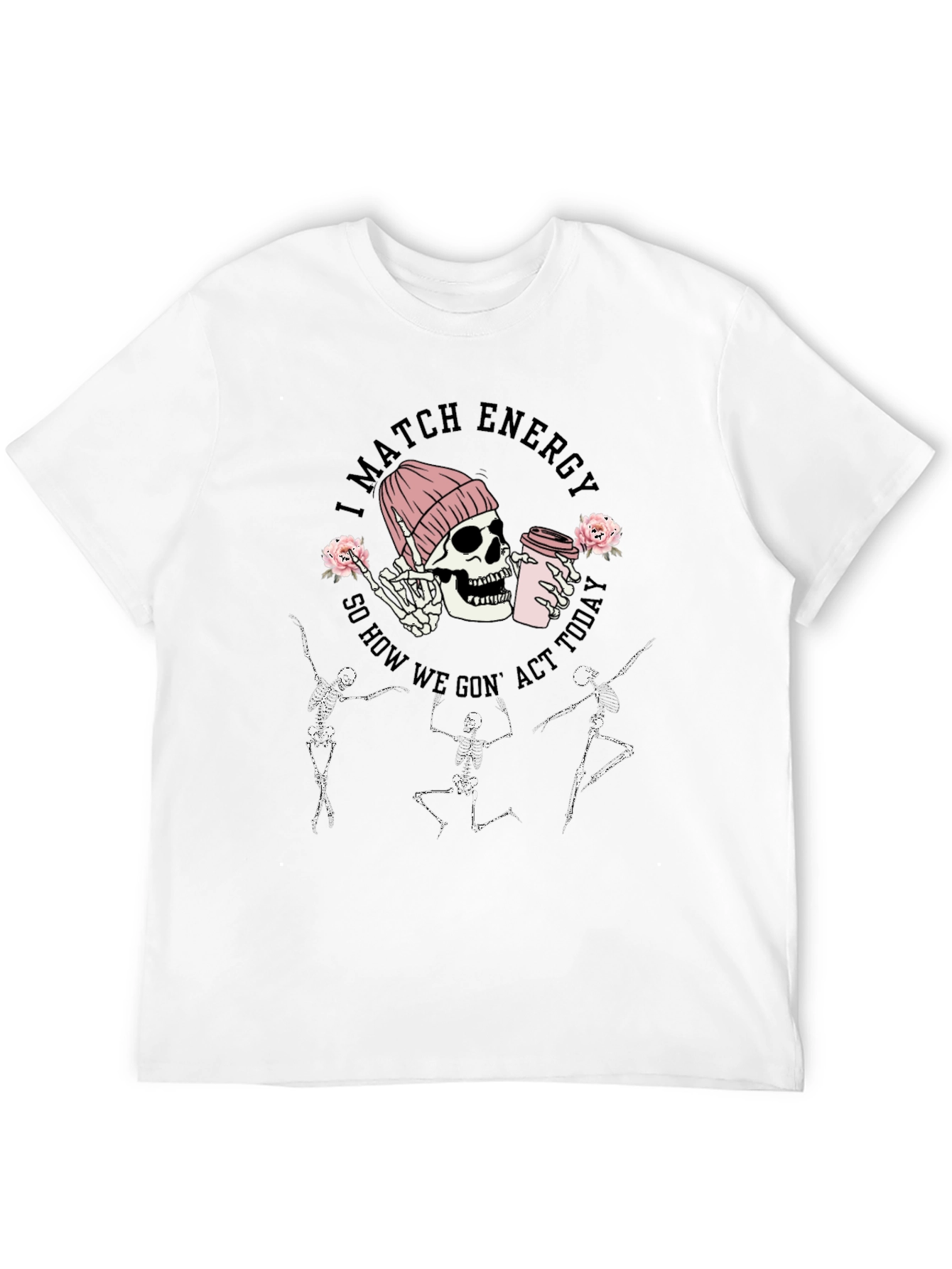 I Match Energy Skeleton Graphic Tee