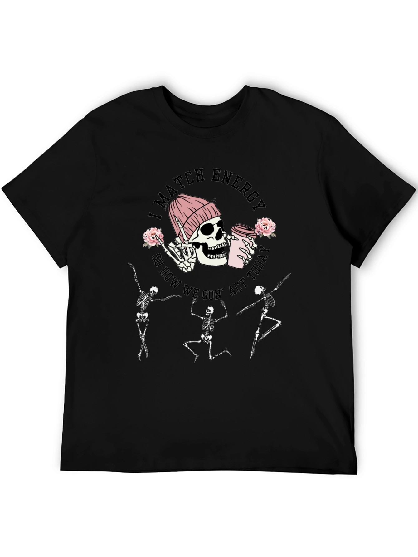I Match Energy Skeleton Graphic Tee