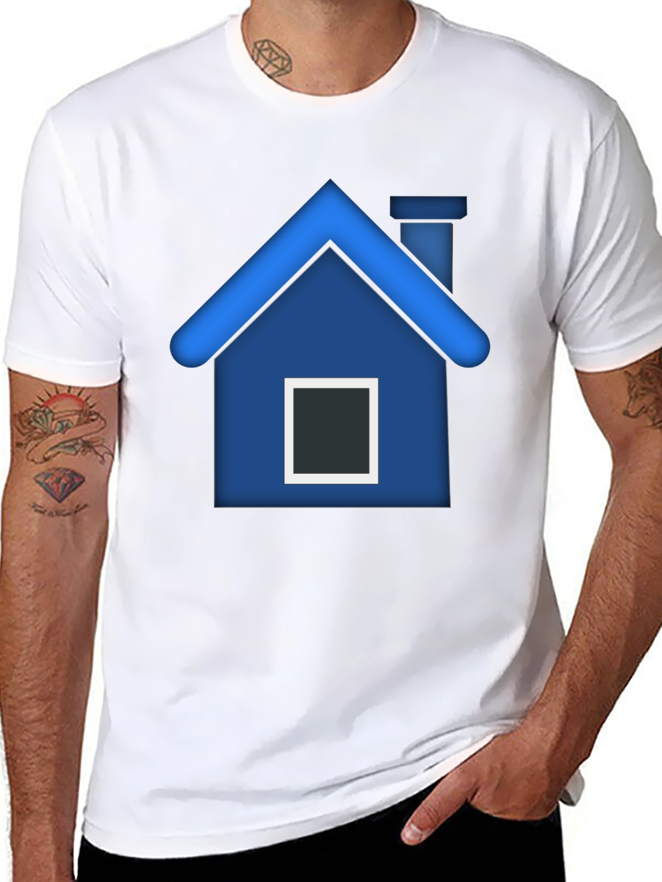 House Graphic Tee - Modern Home Style