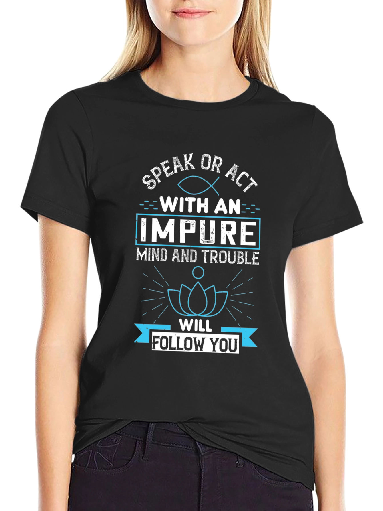 Impure Mind & Trouble T-Shirt - Graphic Tee