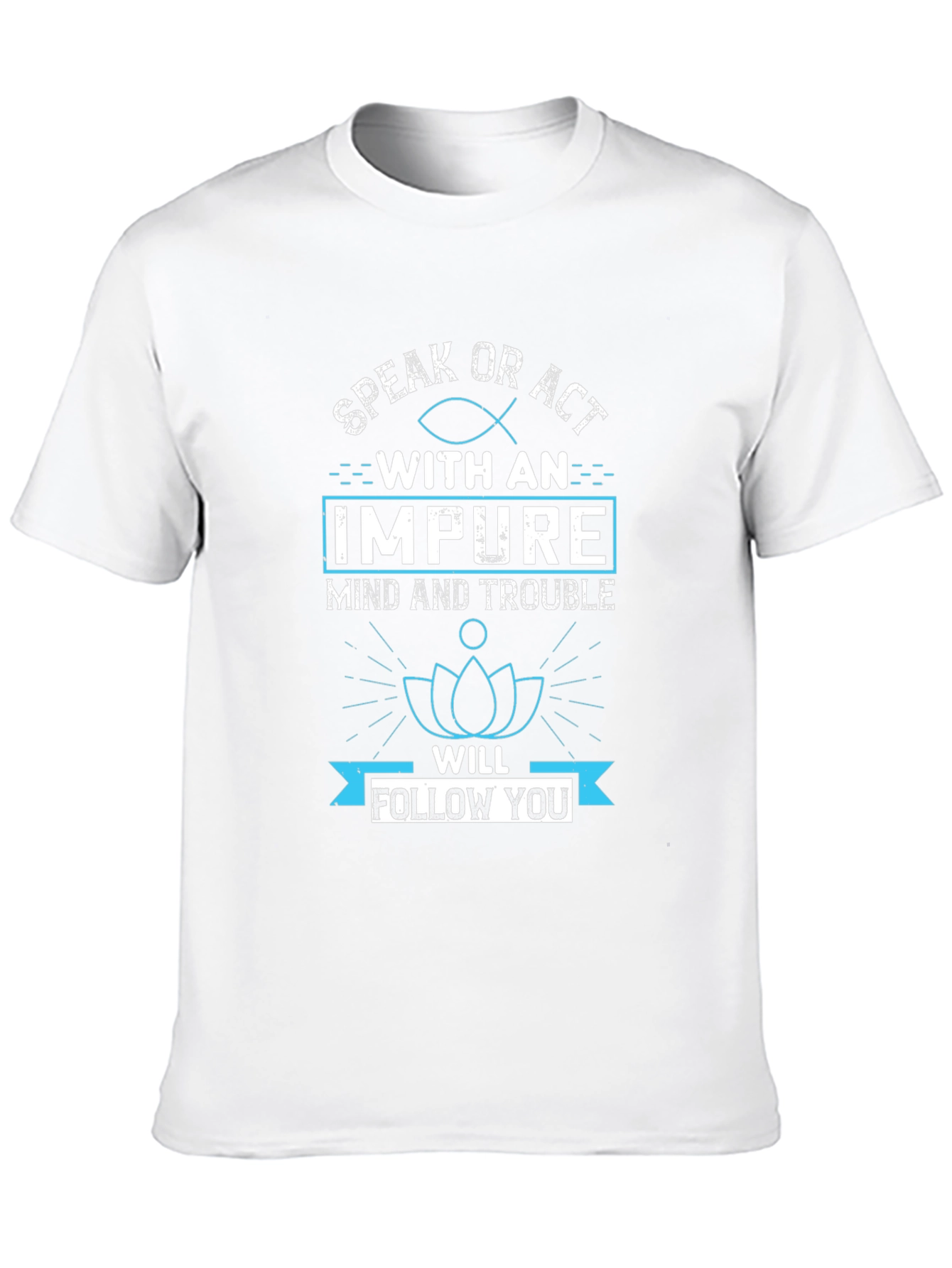 Impure Mind & Trouble T-Shirt - Graphic Tee