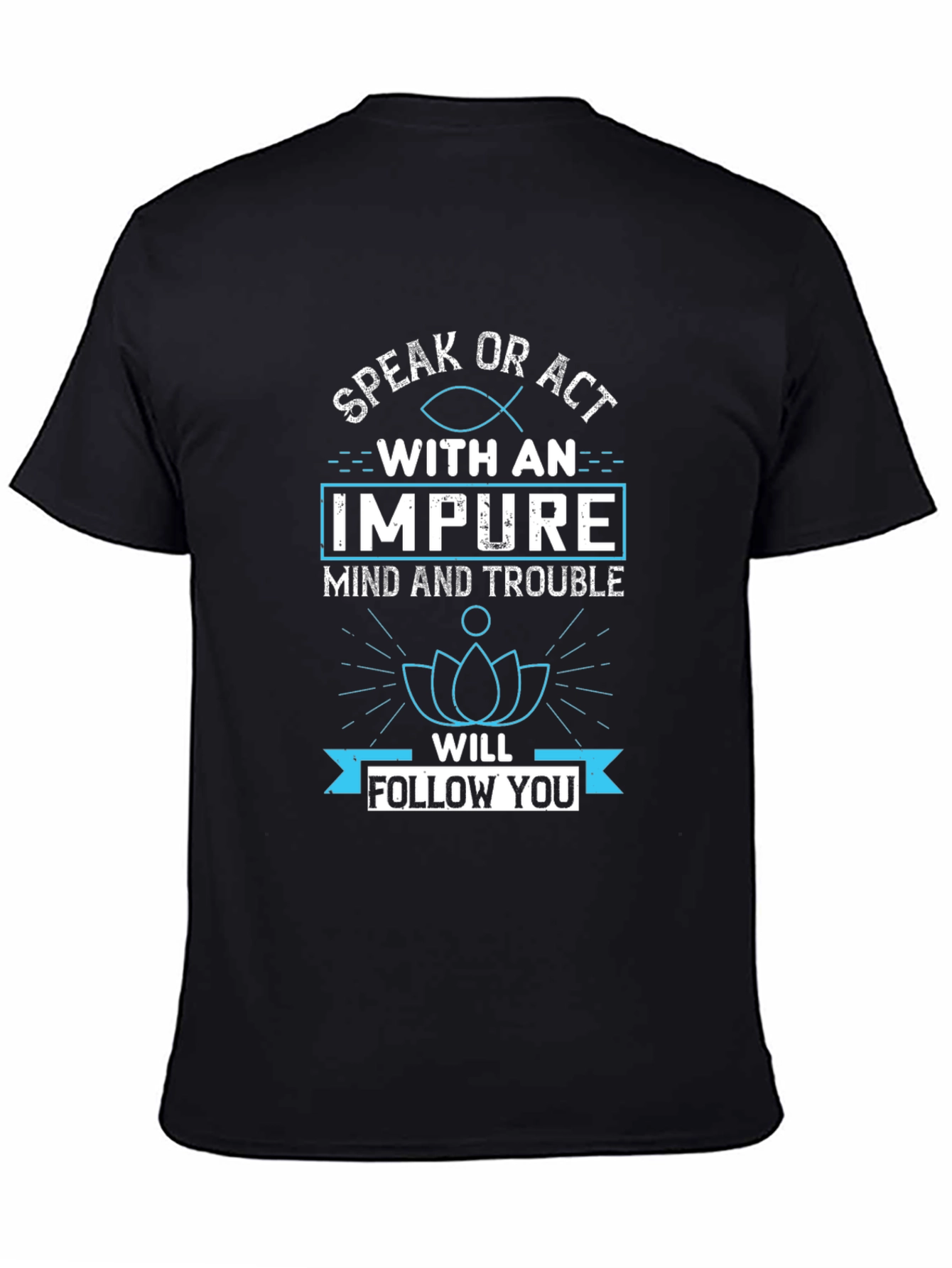 Impure Mind & Trouble T-Shirt - Graphic Tee
