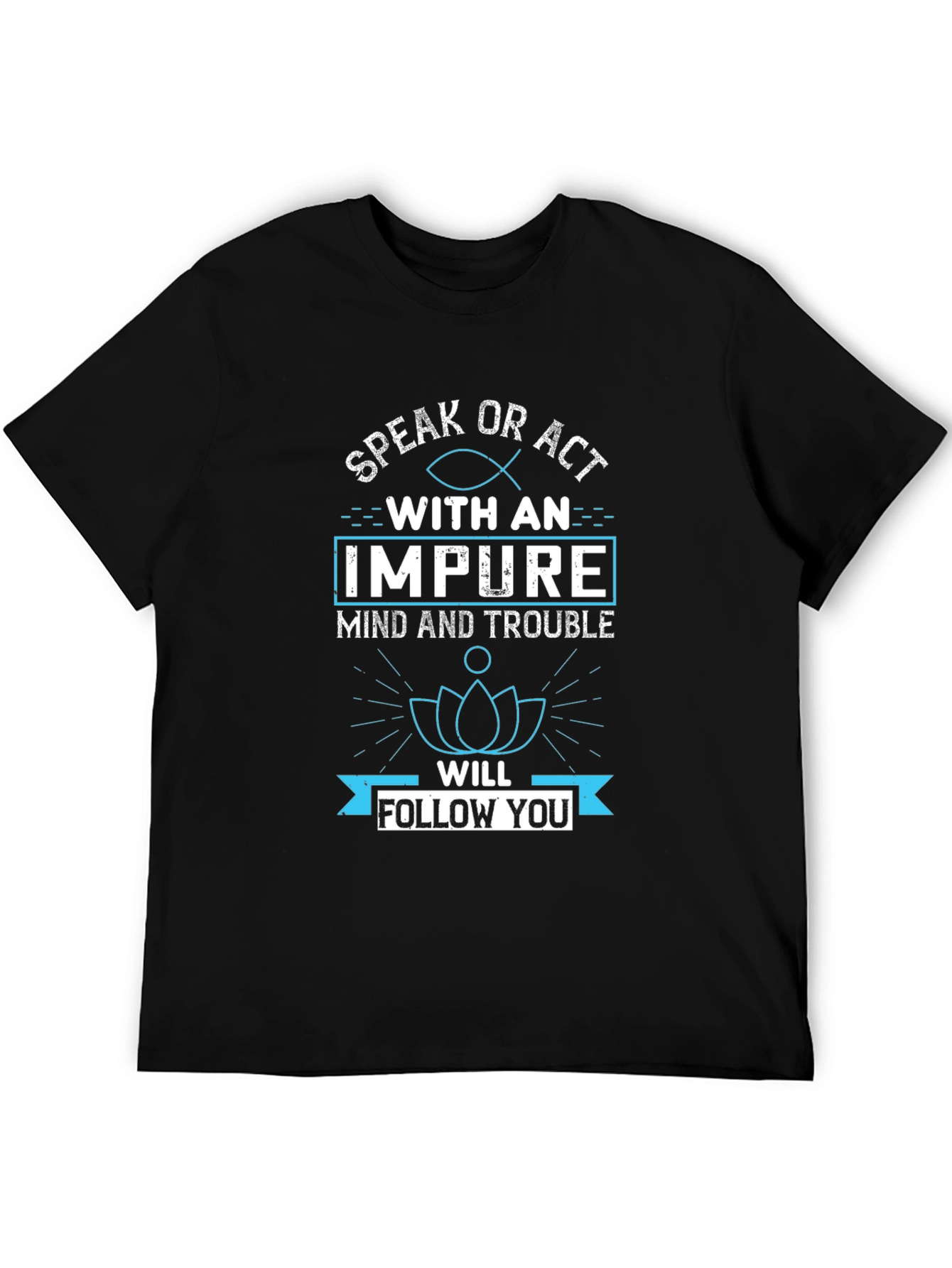 Impure Mind & Trouble T-Shirt - Graphic Tee