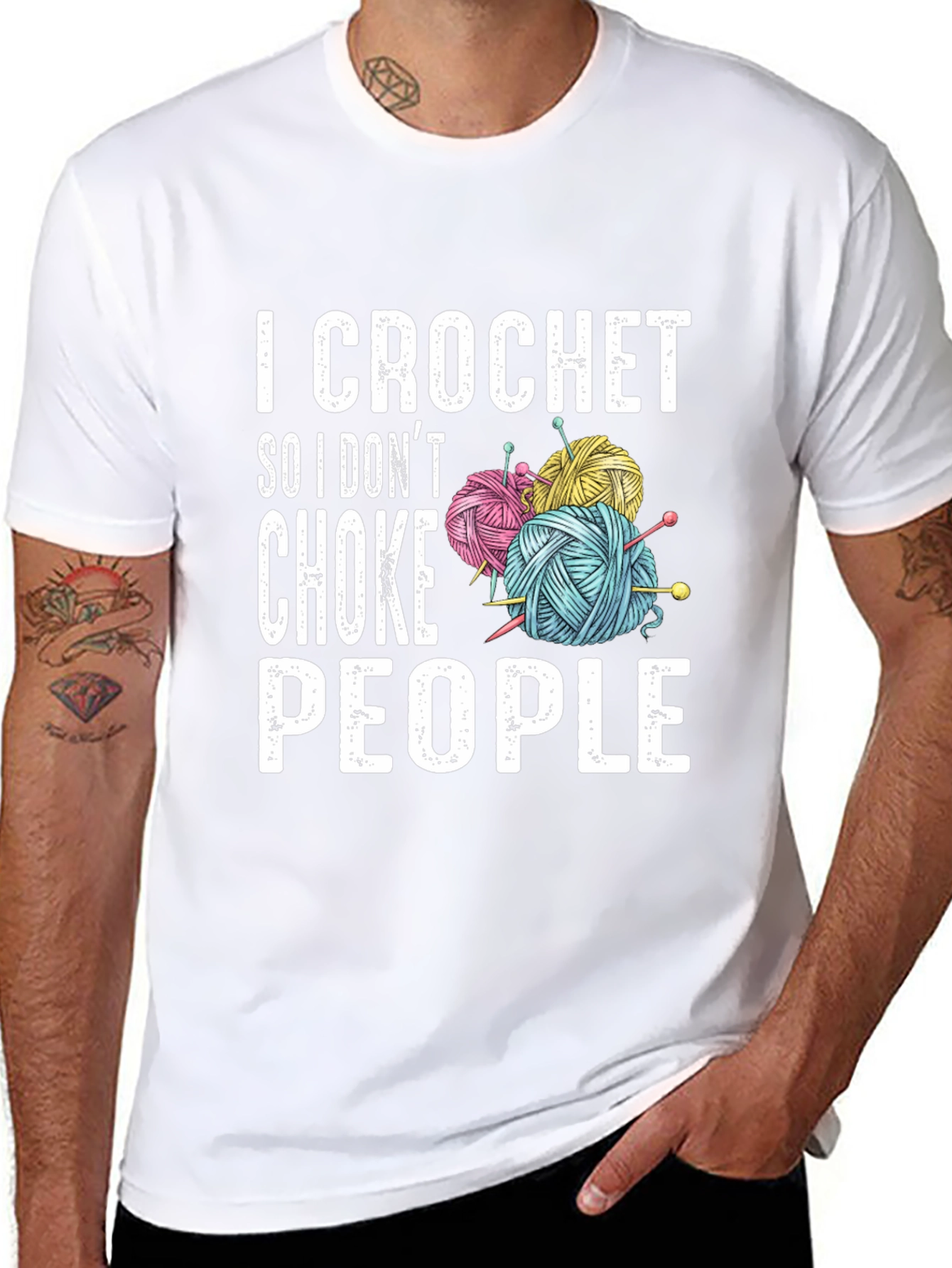 I Crochet So I Dont Choke People T-Shirt