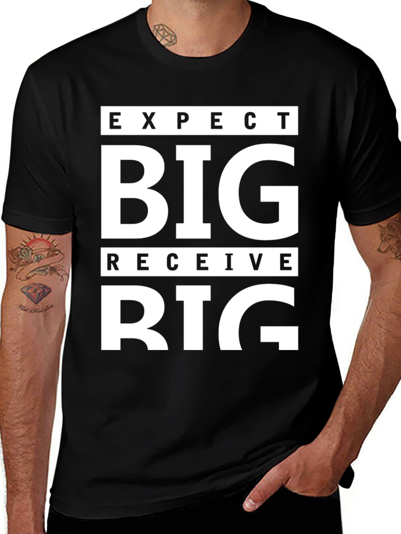Expect Big Receive Big Graphic Tee